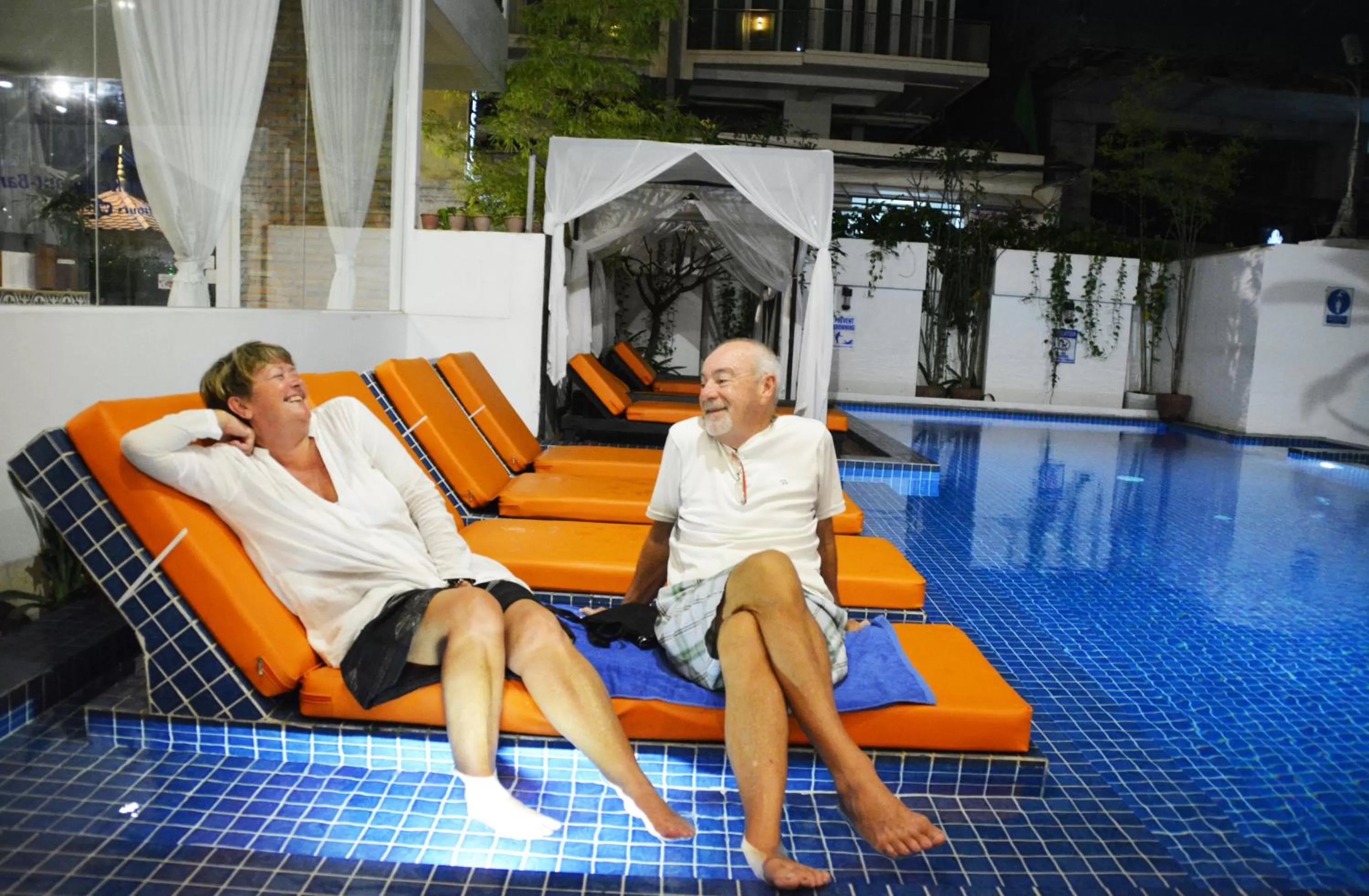 Pool view in Home Chic Hotel