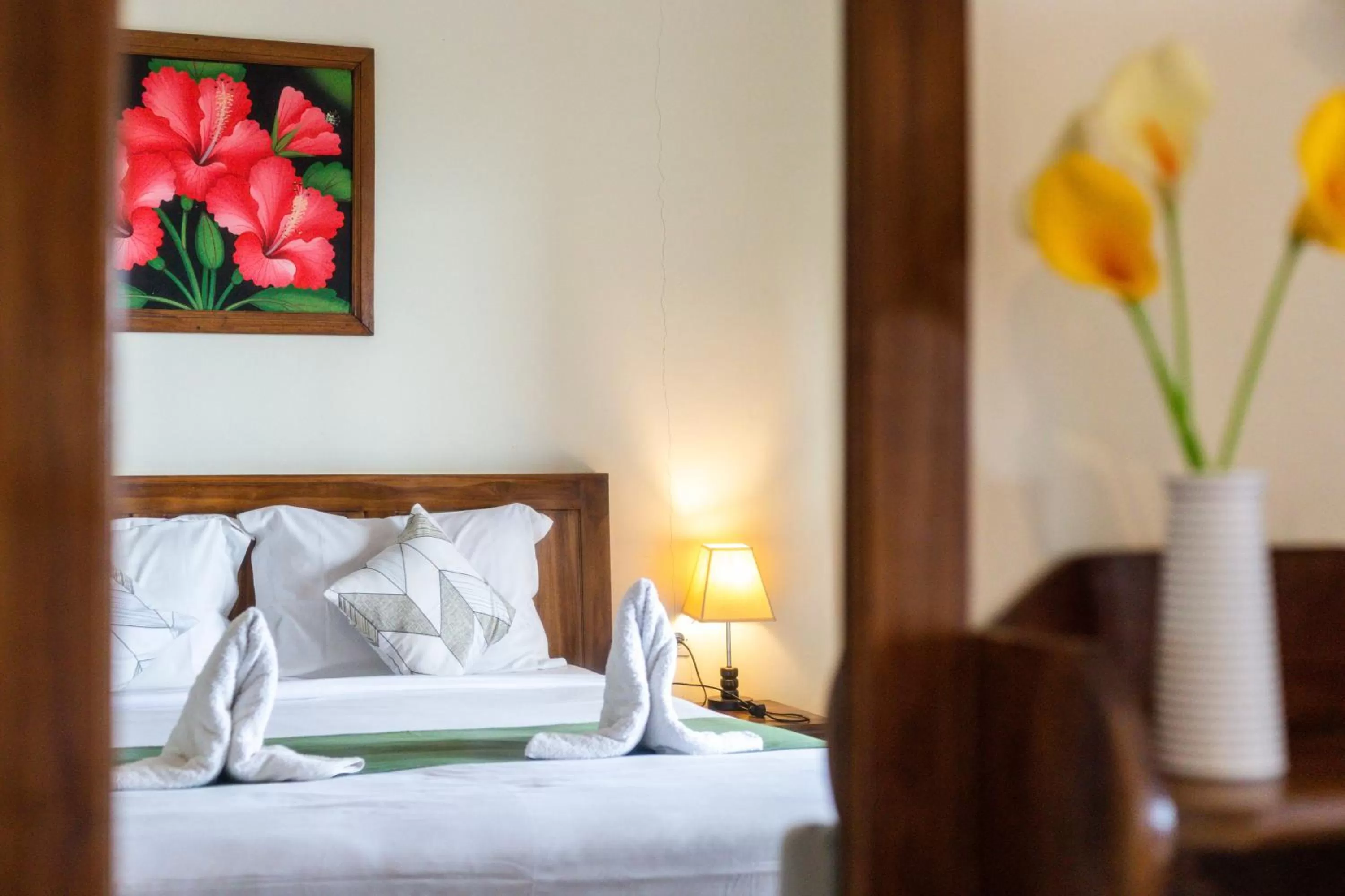 Bed in D' Artha Cottage