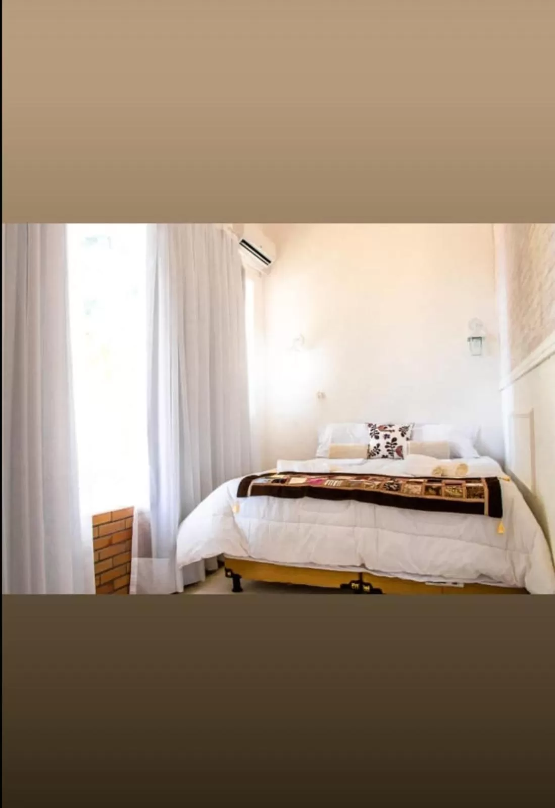 Bed in Pousada Saruê Natal Praia RN