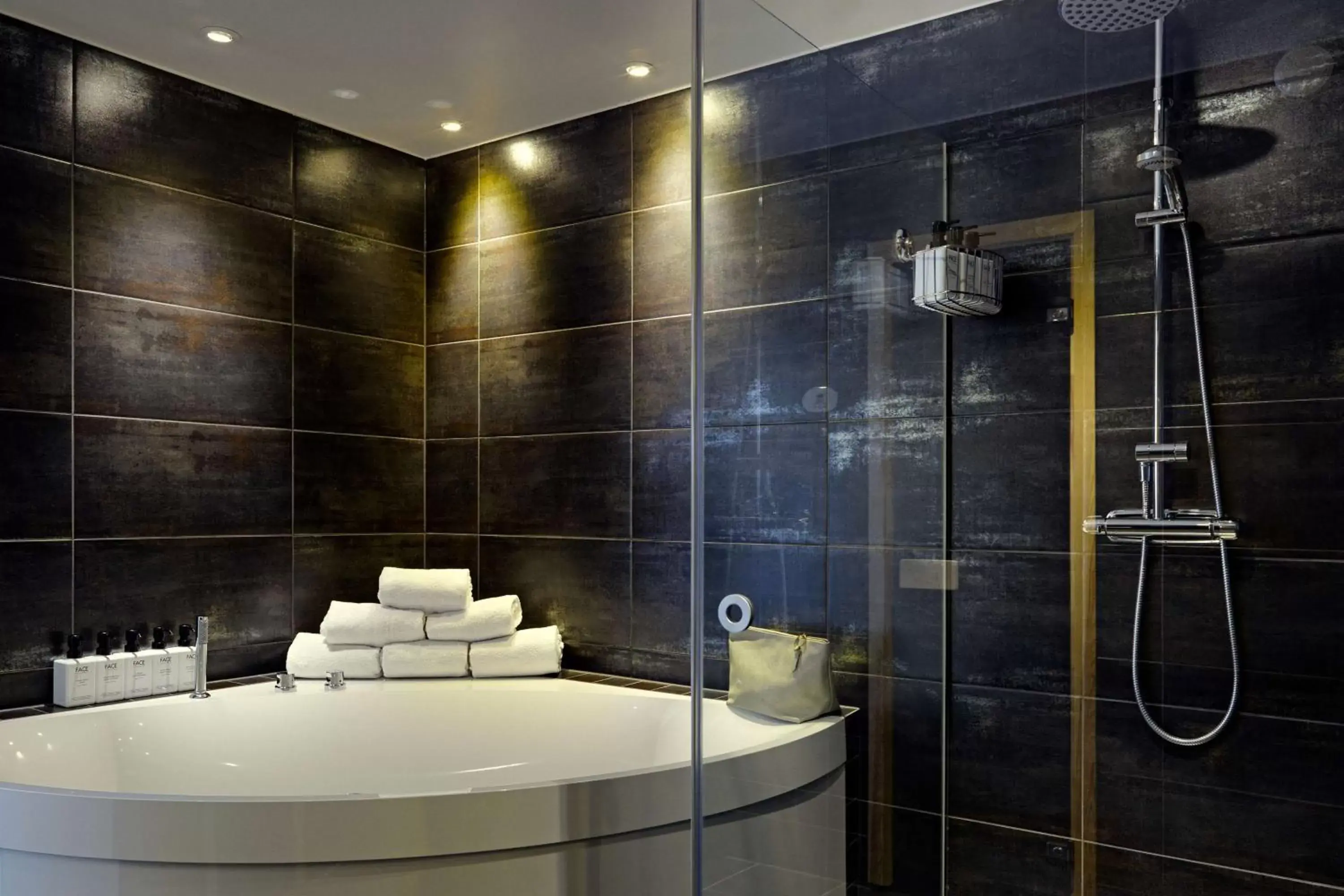 Bathroom in Scandic Europa