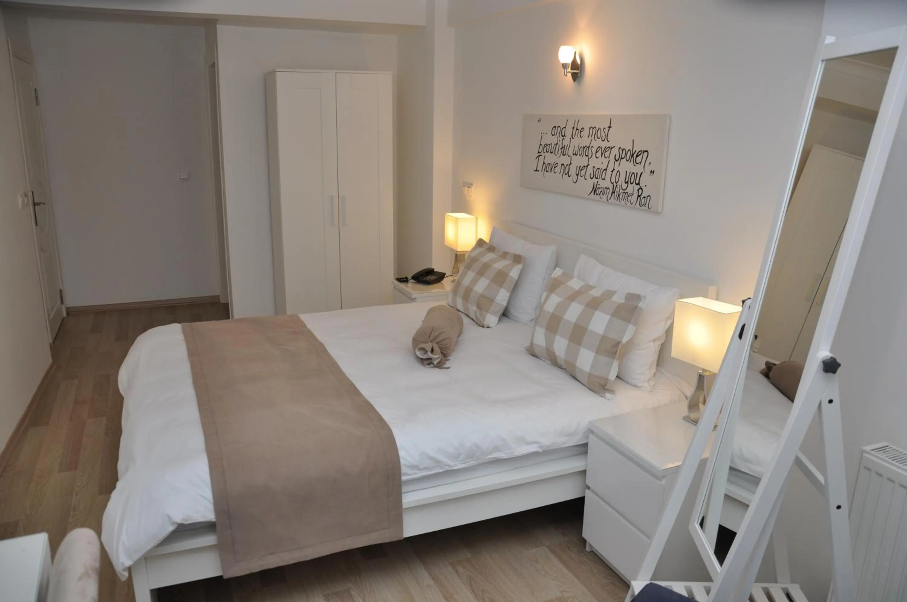 Bed in The Print House Hotel