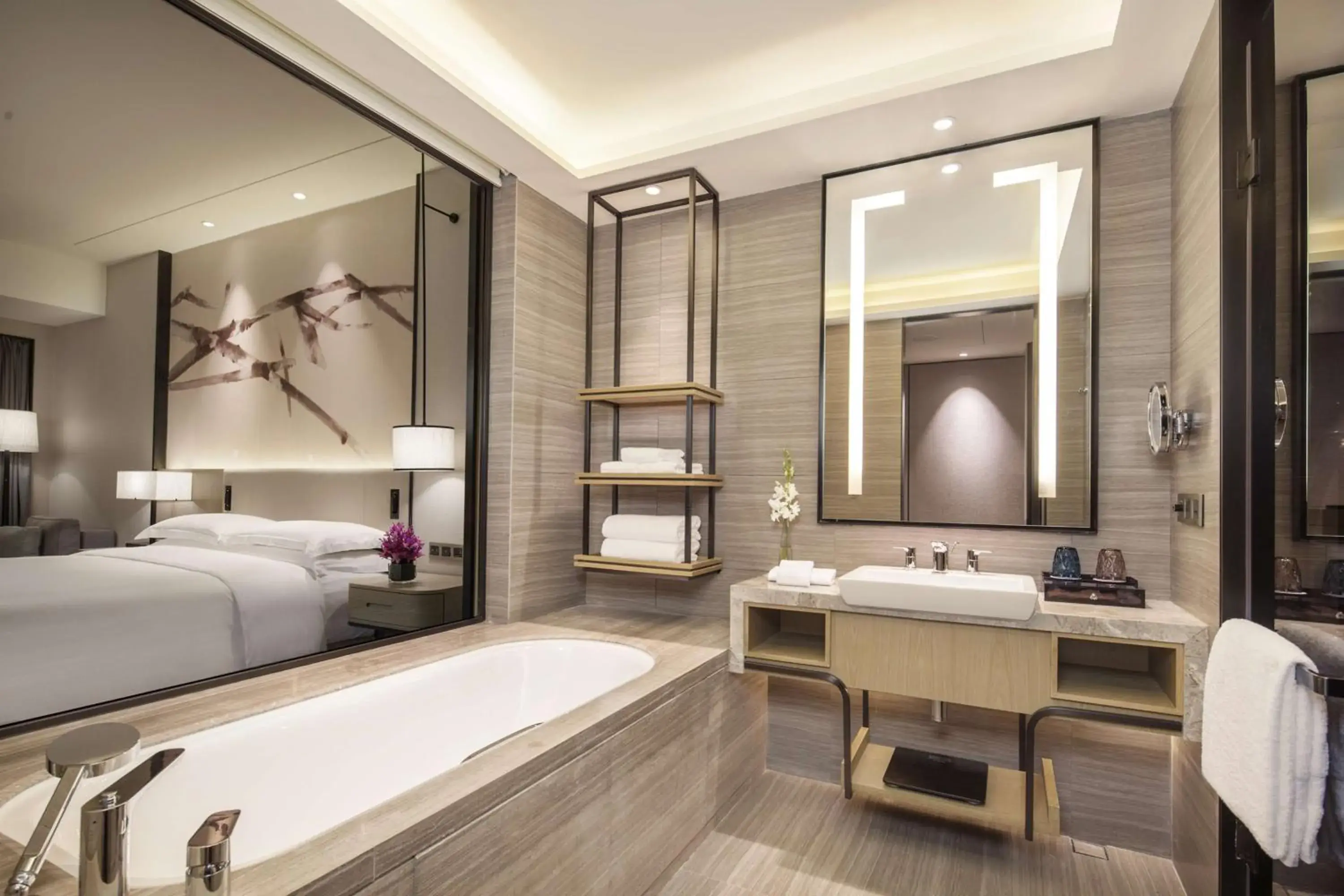 Bathroom in DoubleTree By Hilton Shenzhen Longhua