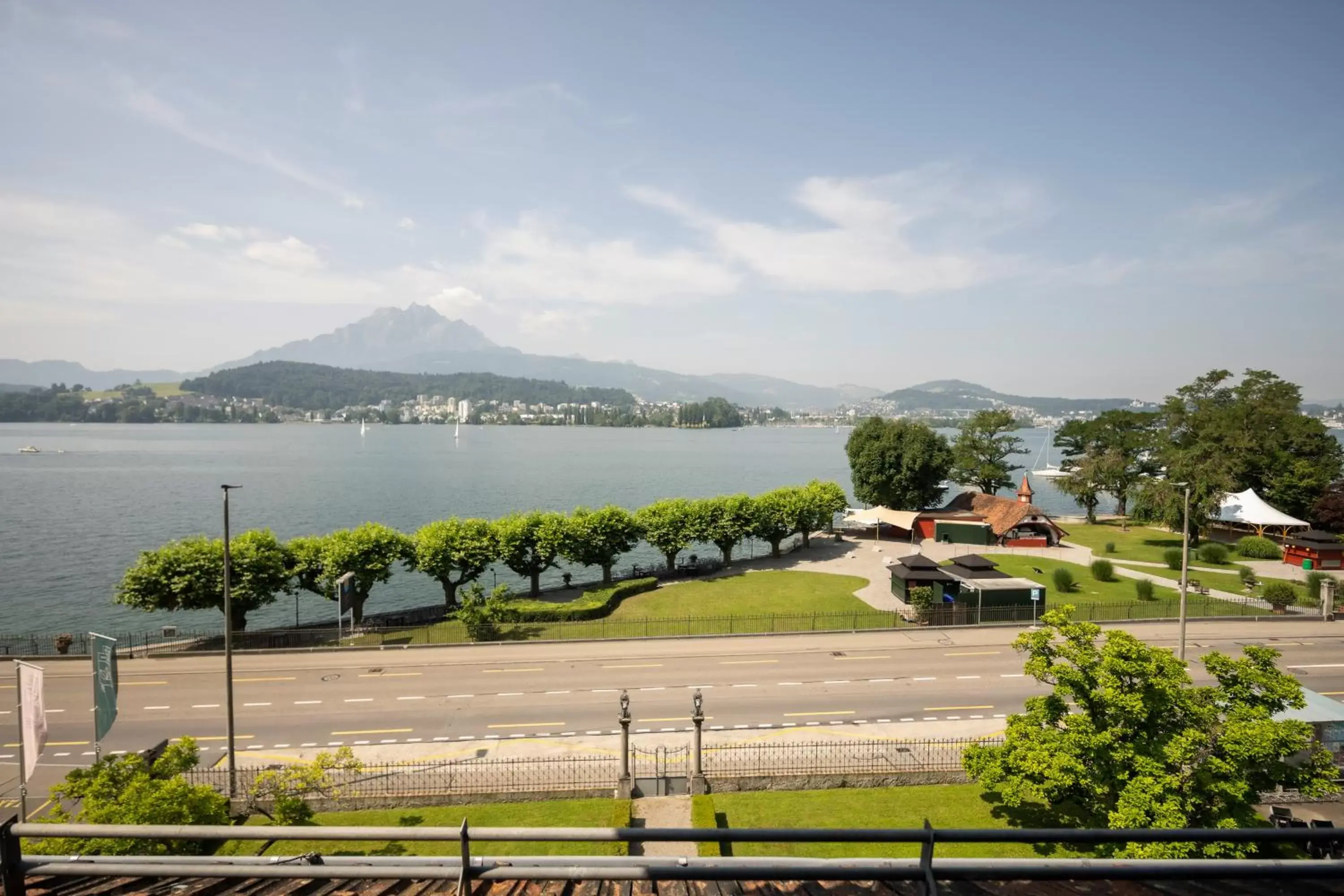 Lake view in Hotel Seeburg