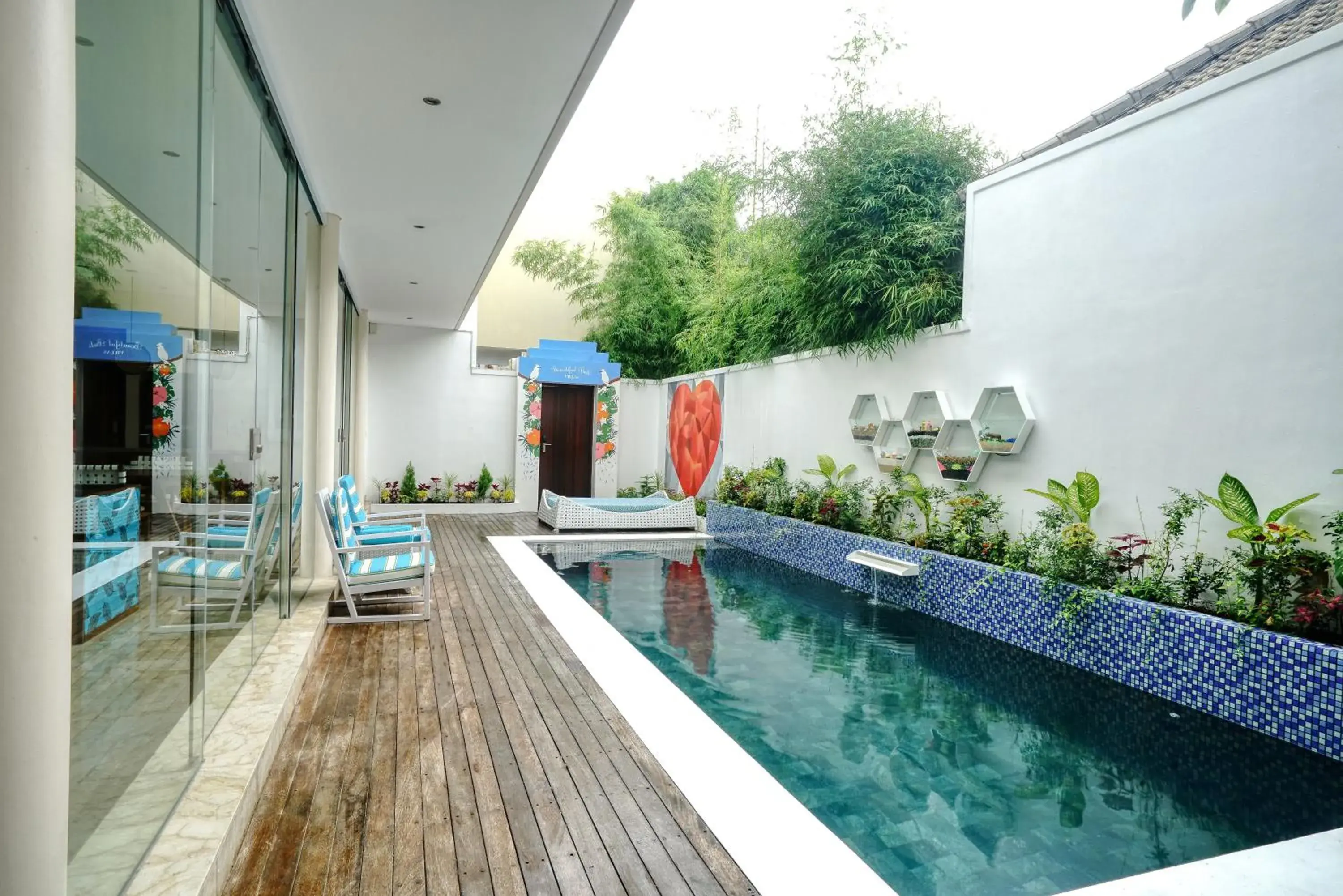 Pool view, Swimming Pool in Beautiful Bali Villas