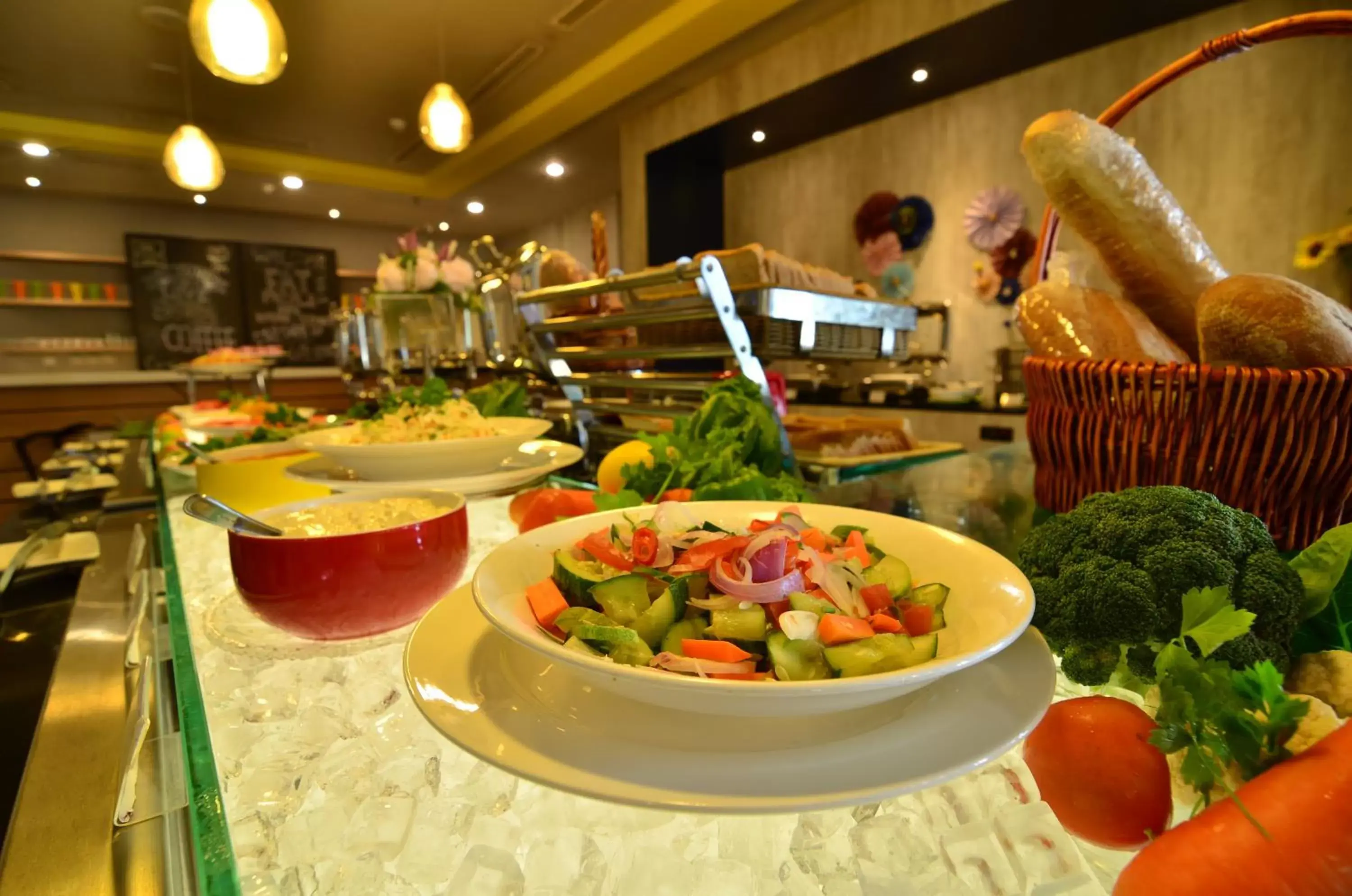 Buffet breakfast in ibis Styles Kuala Lumpur Sri Damansara