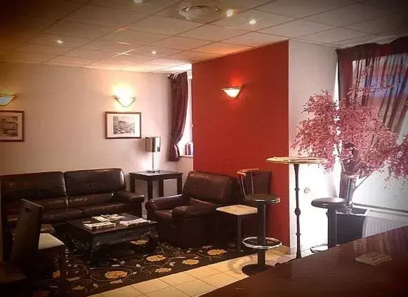 Lobby or reception in Hotel La Basilique