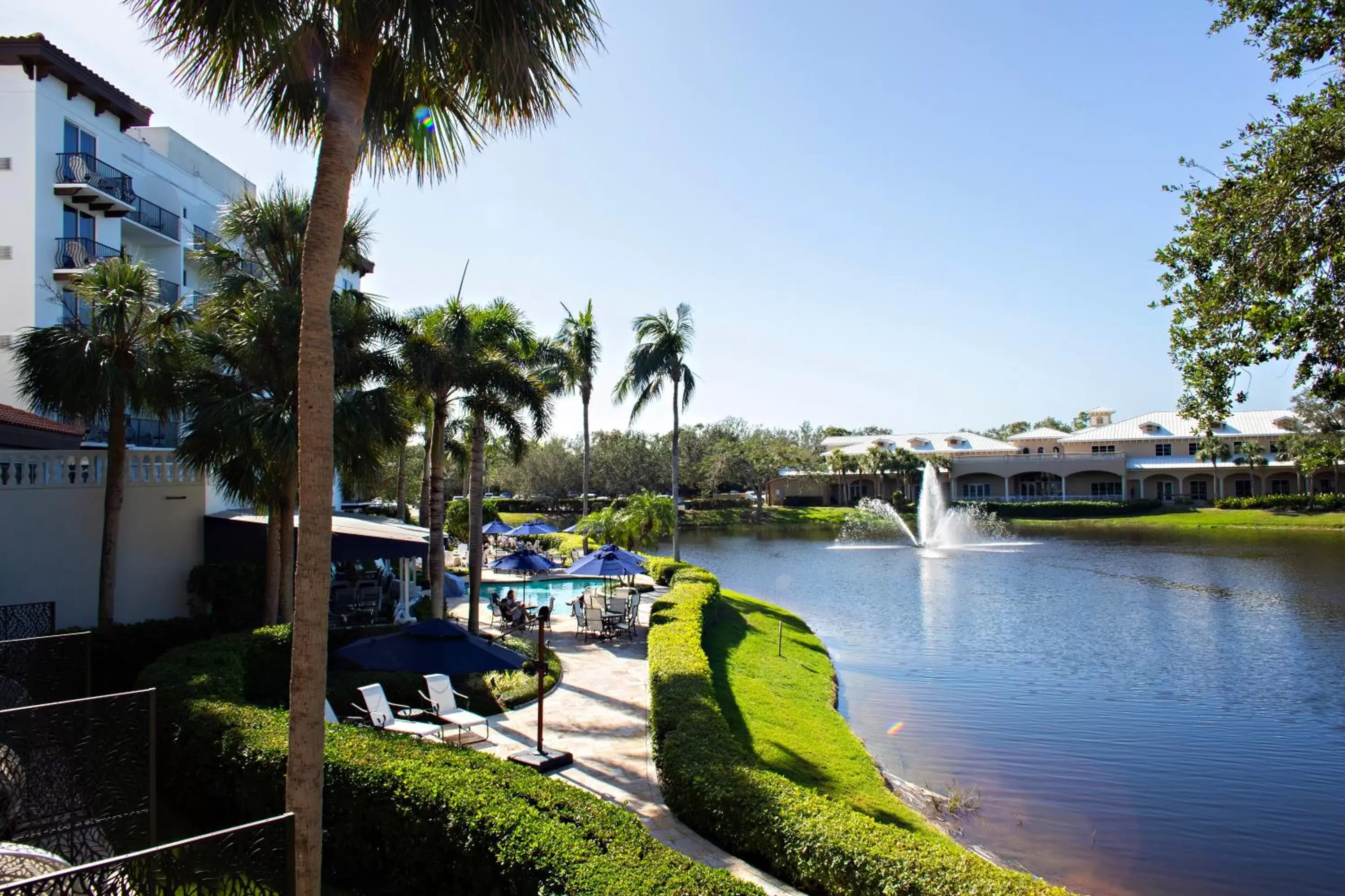 Patio in Inn at Pelican Bay