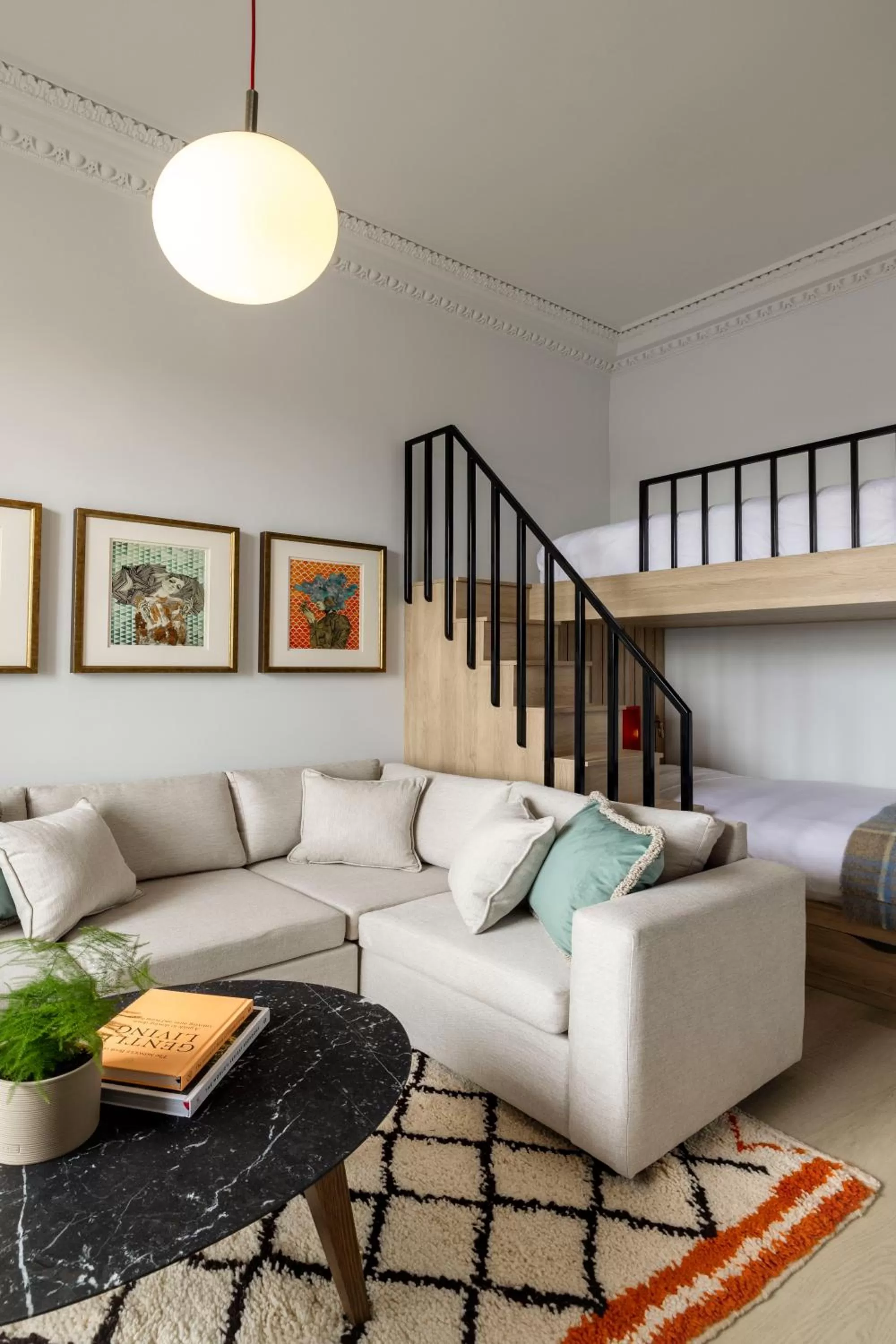 Bedroom in Virgin Hotels Edinburgh