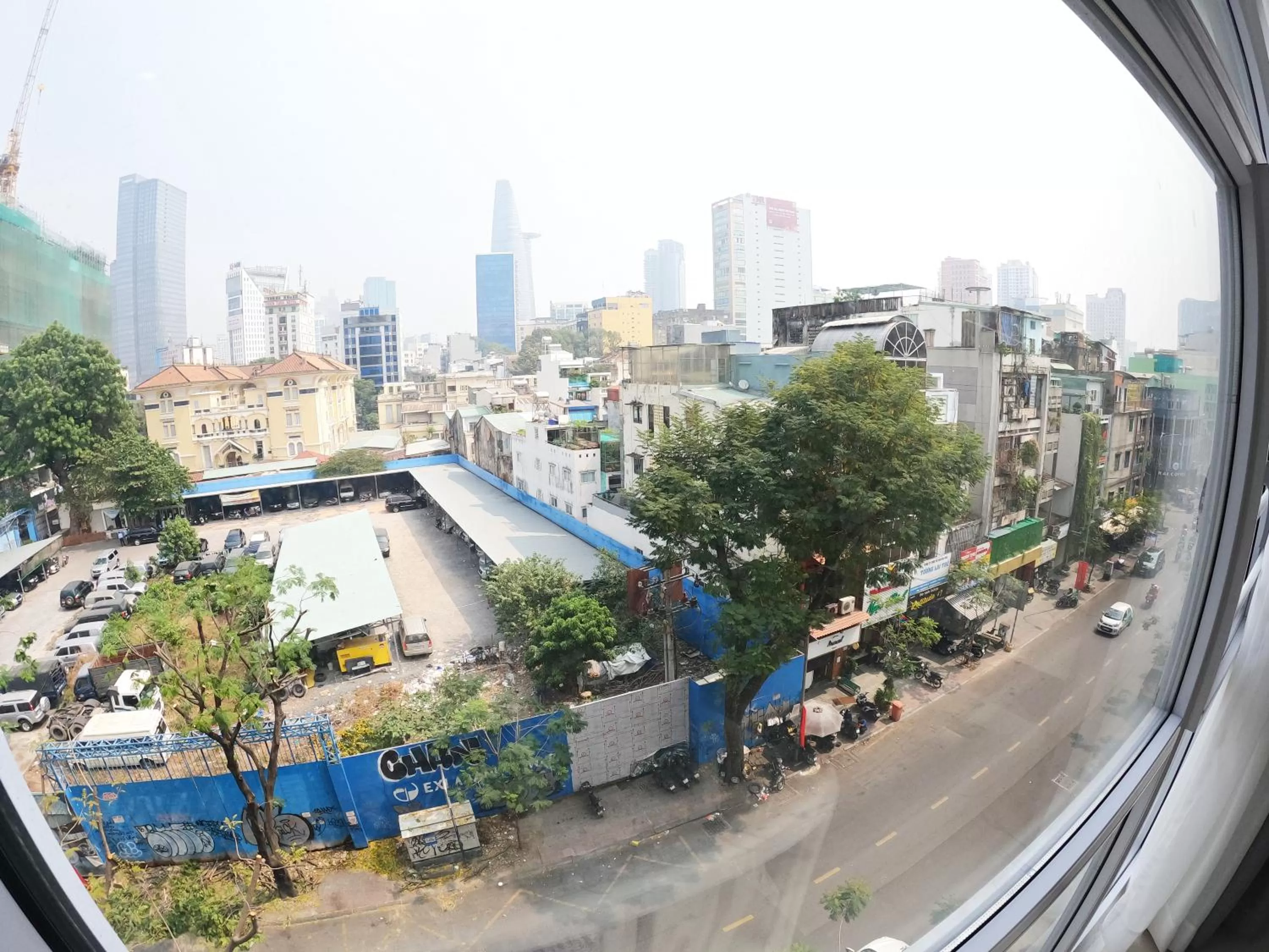 Street view in Dinh Phat Hotel