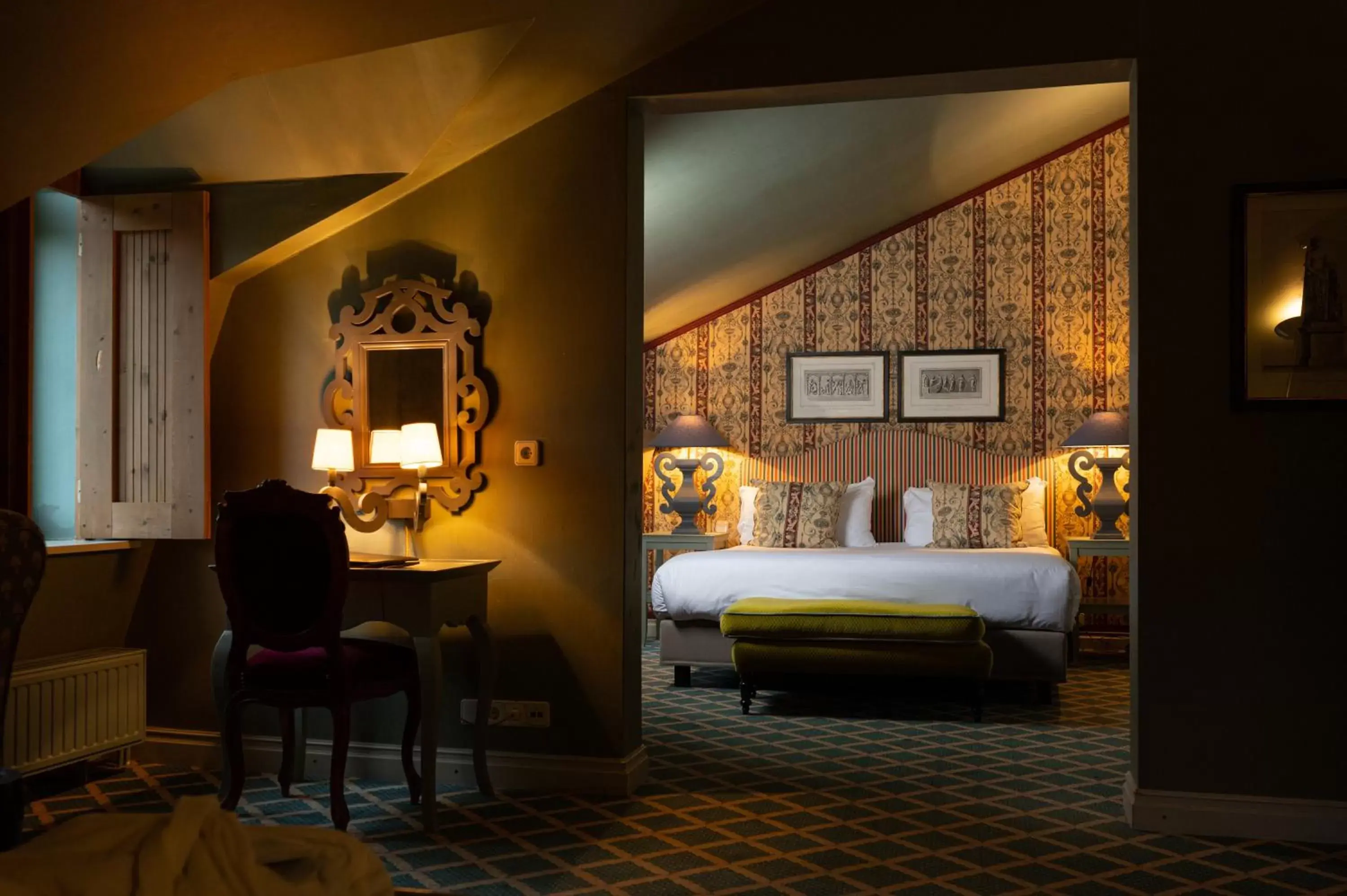 Bedroom, Bed in Château St. Gerlach