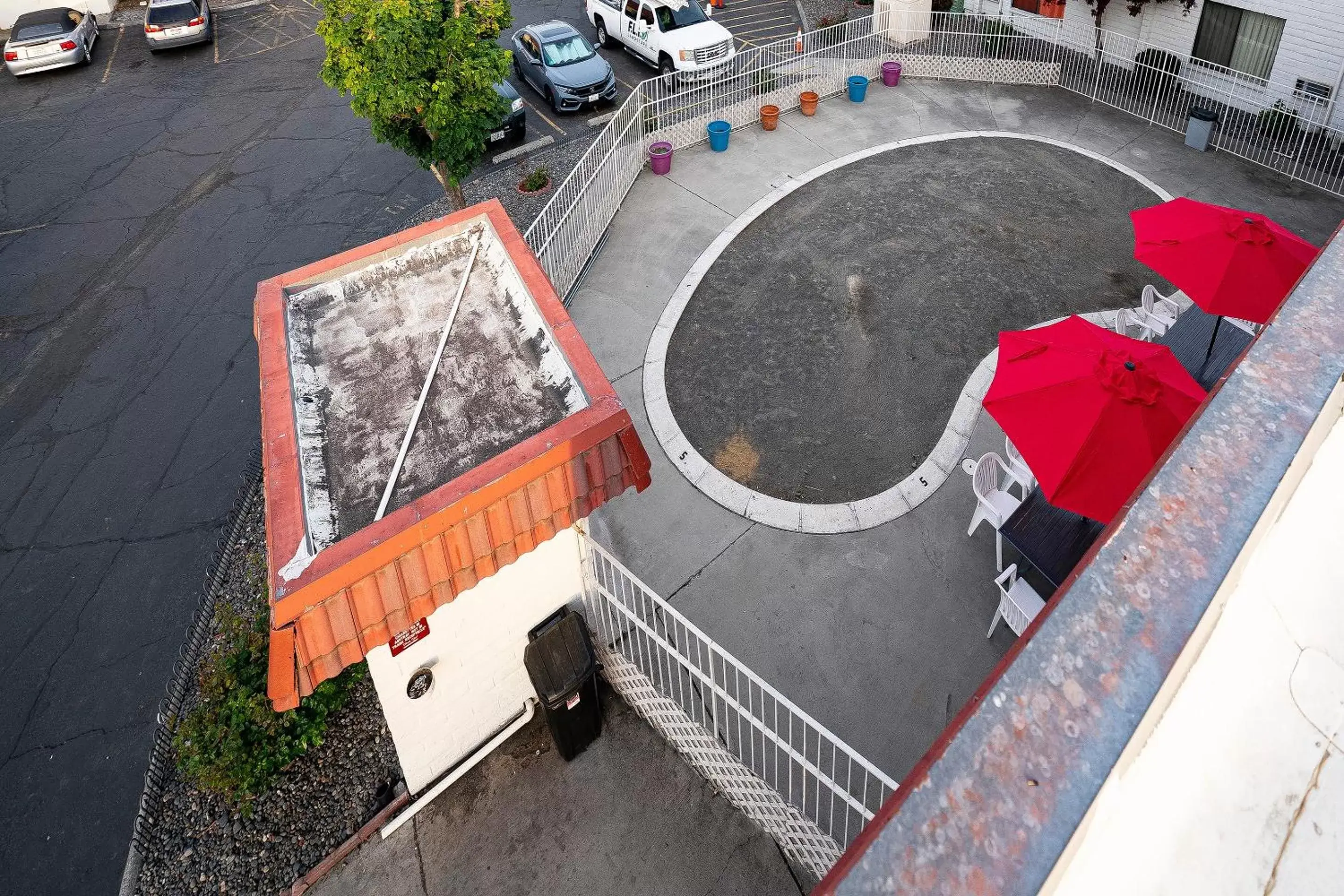 Garden, Bird's-eye View in OYO Hotel Hermiston OR, Downtown