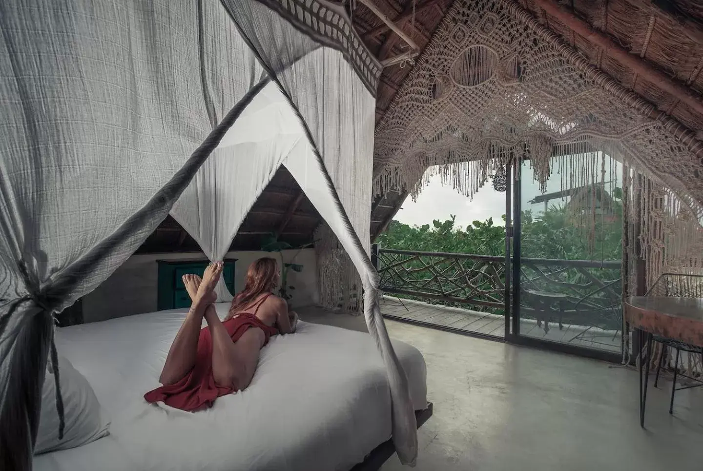 Photo of the whole room in Hidden Treehouse Tulum Eco-Hotel