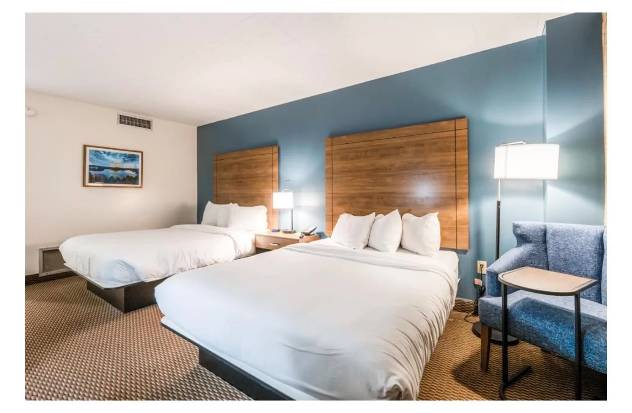 Bed in Altoona Grand Hotel