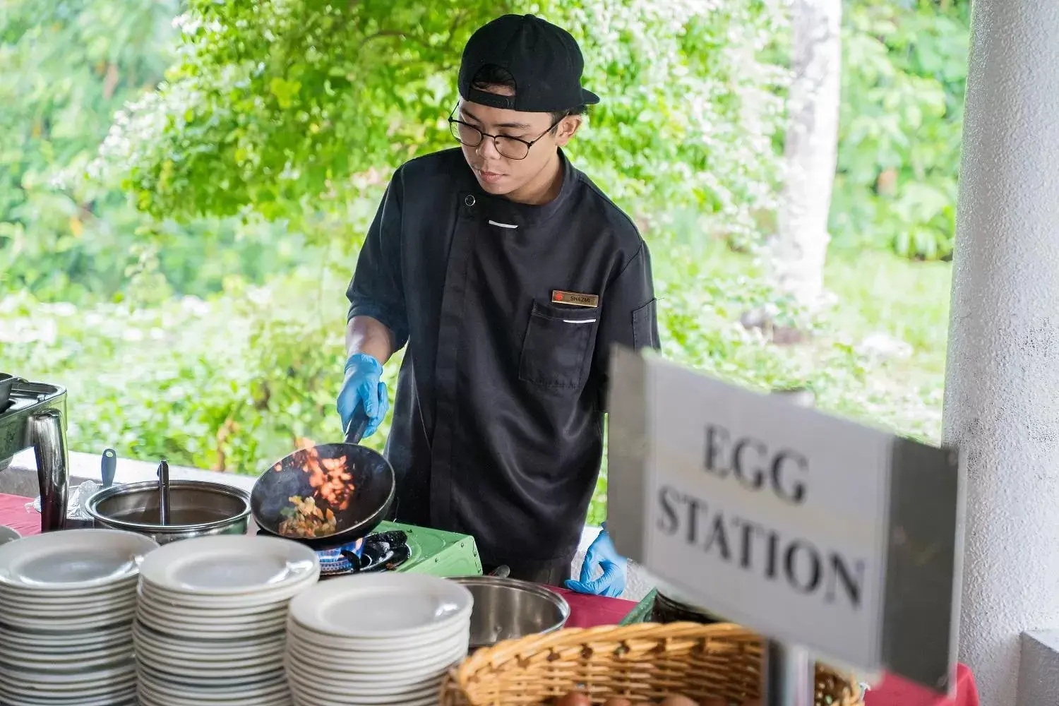 Buffet breakfast in Sabah Hotel Buffet breakfast in Sabah Hotel