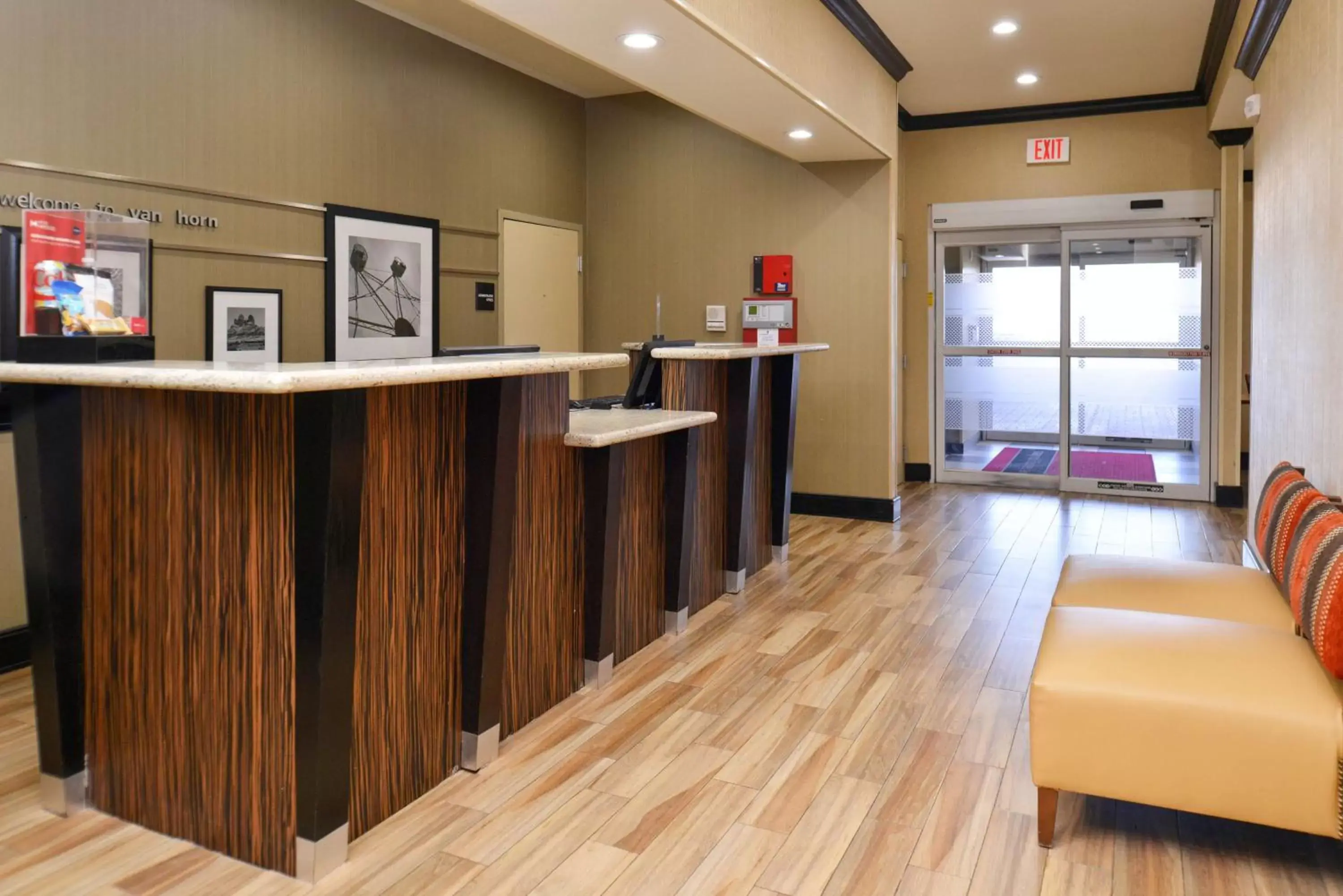 Lobby or reception in Hampton Inn Van Horn Lobby or reception in Hampton Inn Van Horn