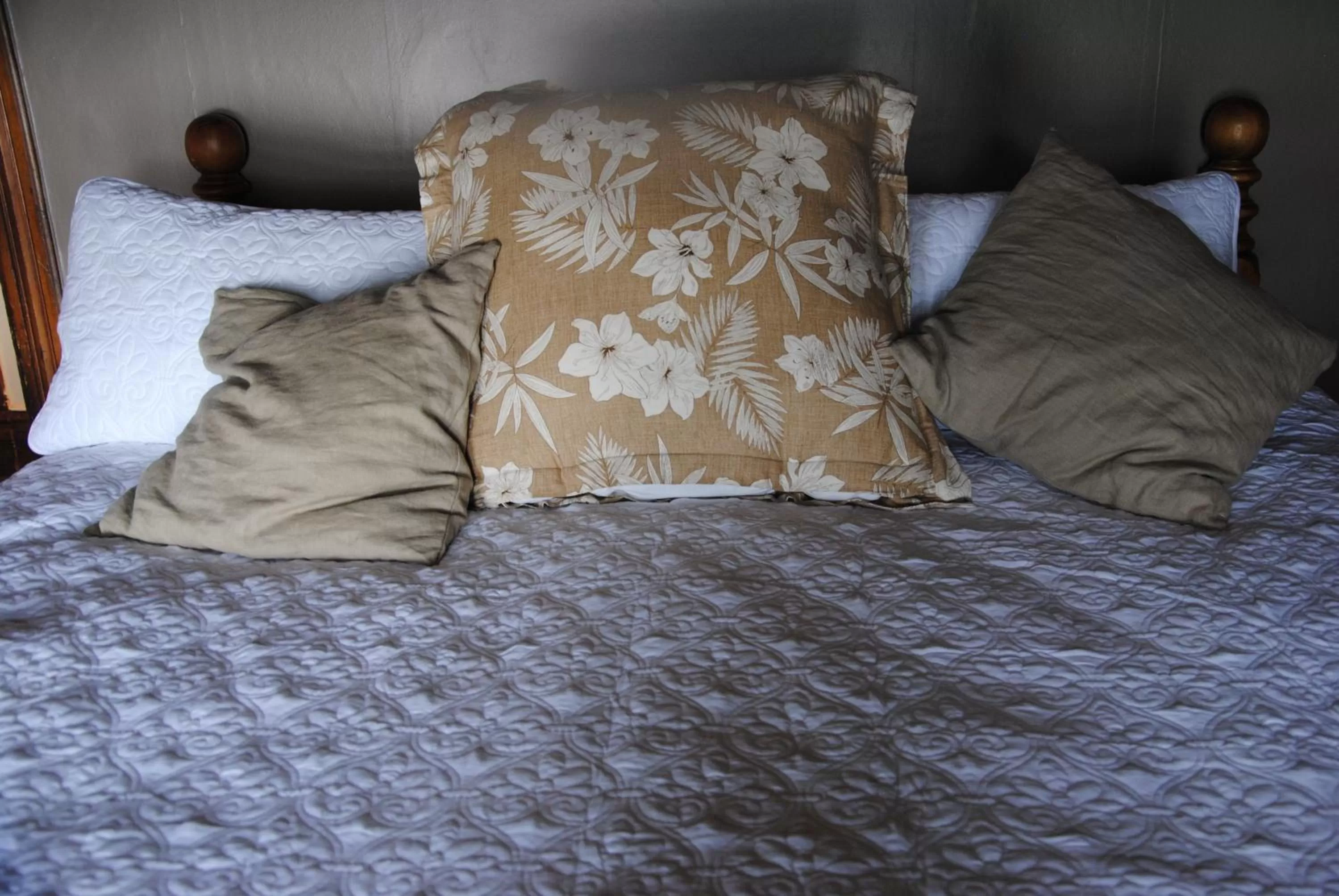 Decorative detail, Bed in Off Broadway B & B