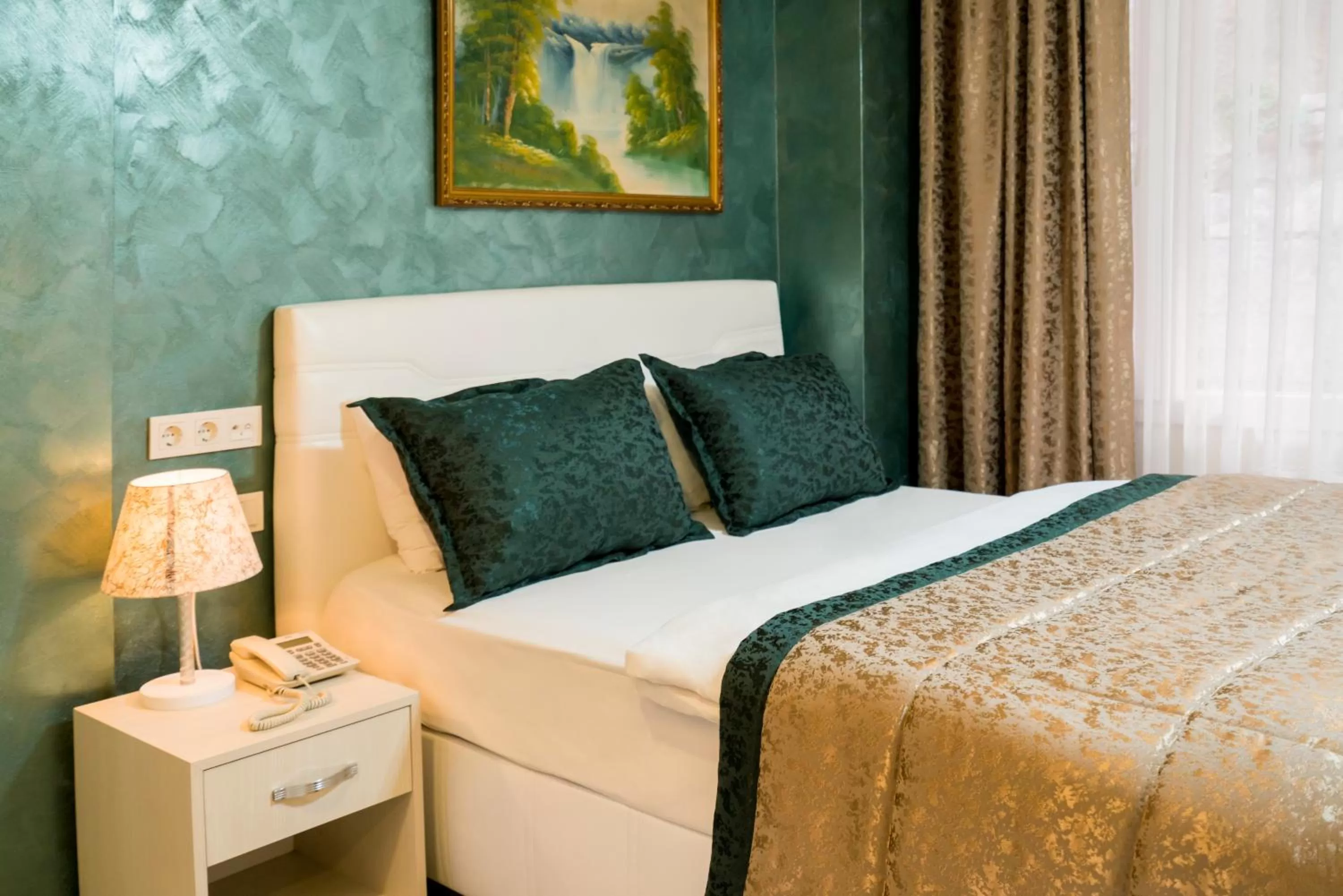 Property building, Bed in ATAM HOTEL