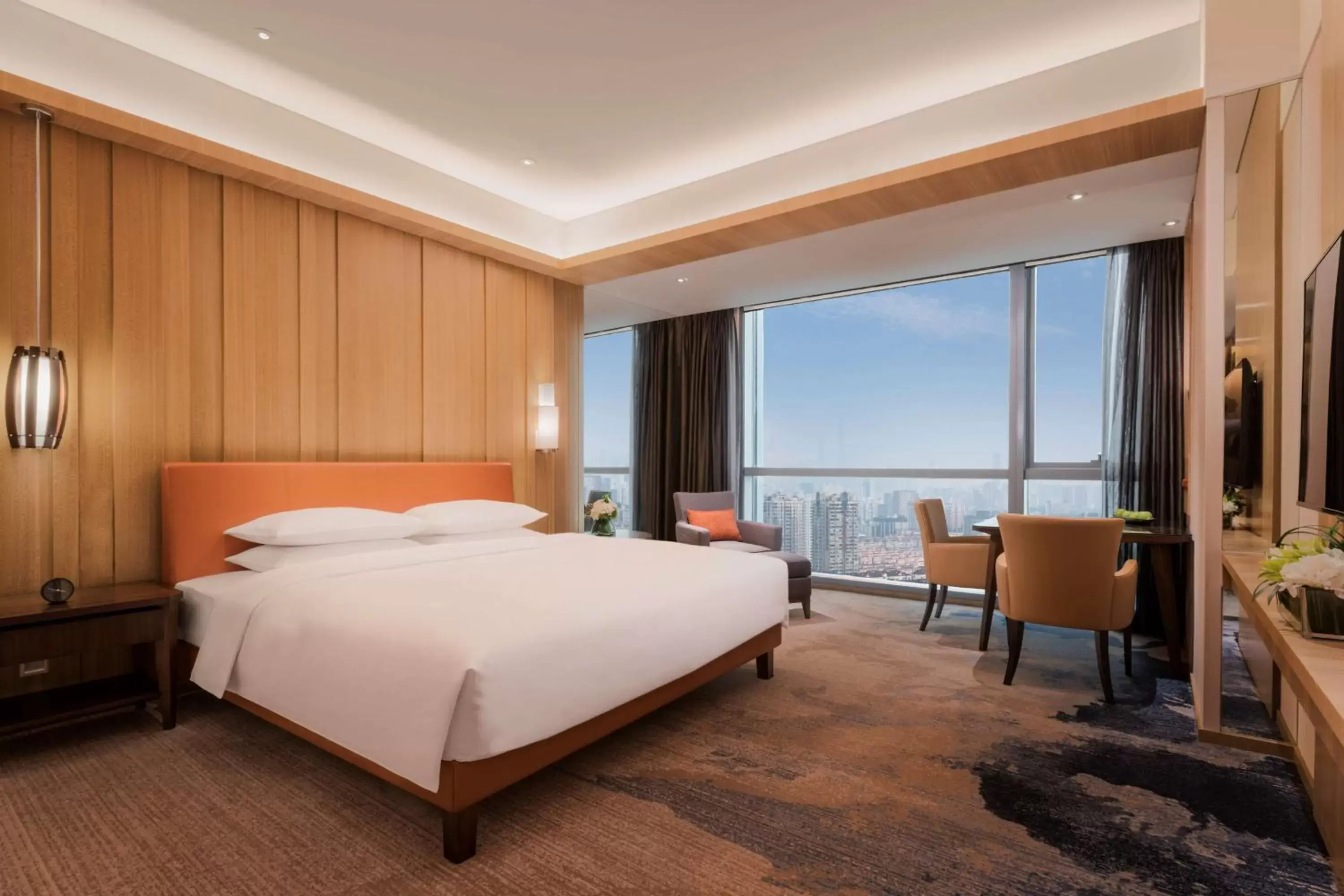 Photo of the whole room in Hyatt Regency Shanghai Wujiaochang