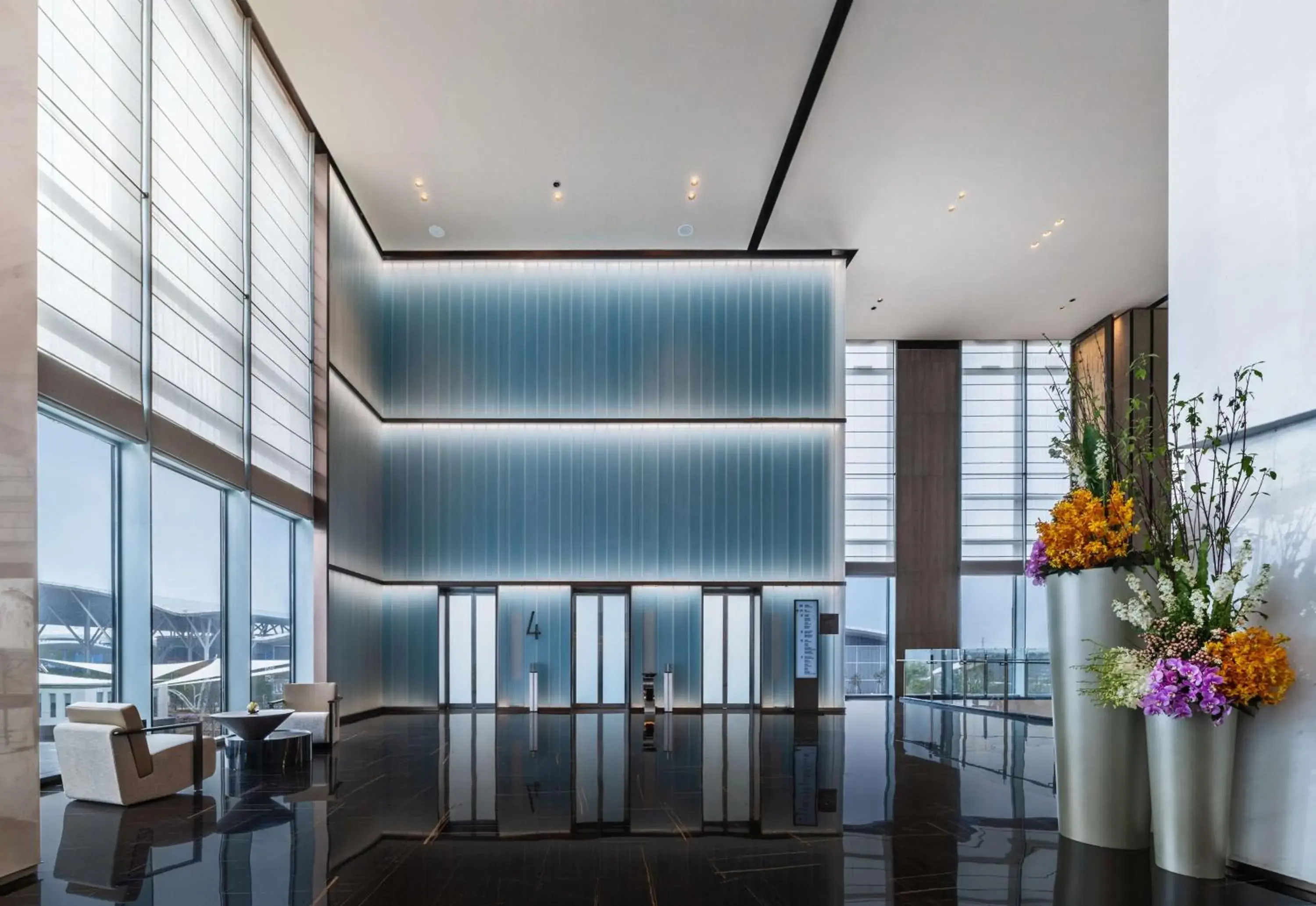 Lobby or reception in Hilton Shenzhen World Exhibition & Convention Center