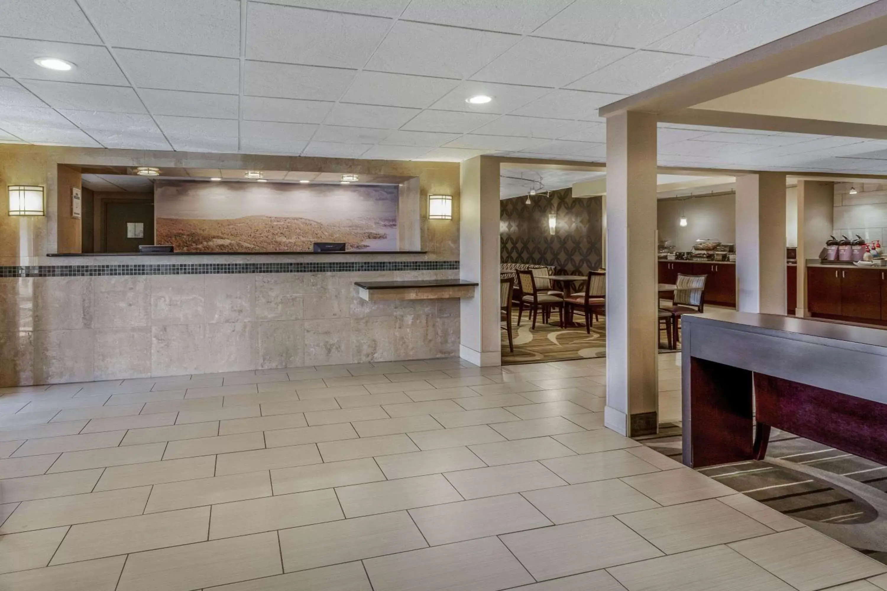 Lobby or reception in La Quinta Inn by Wyndham Binghamton - Johnson City Lobby or reception in La Quinta Inn by Wyndham Binghamton - Johnson City