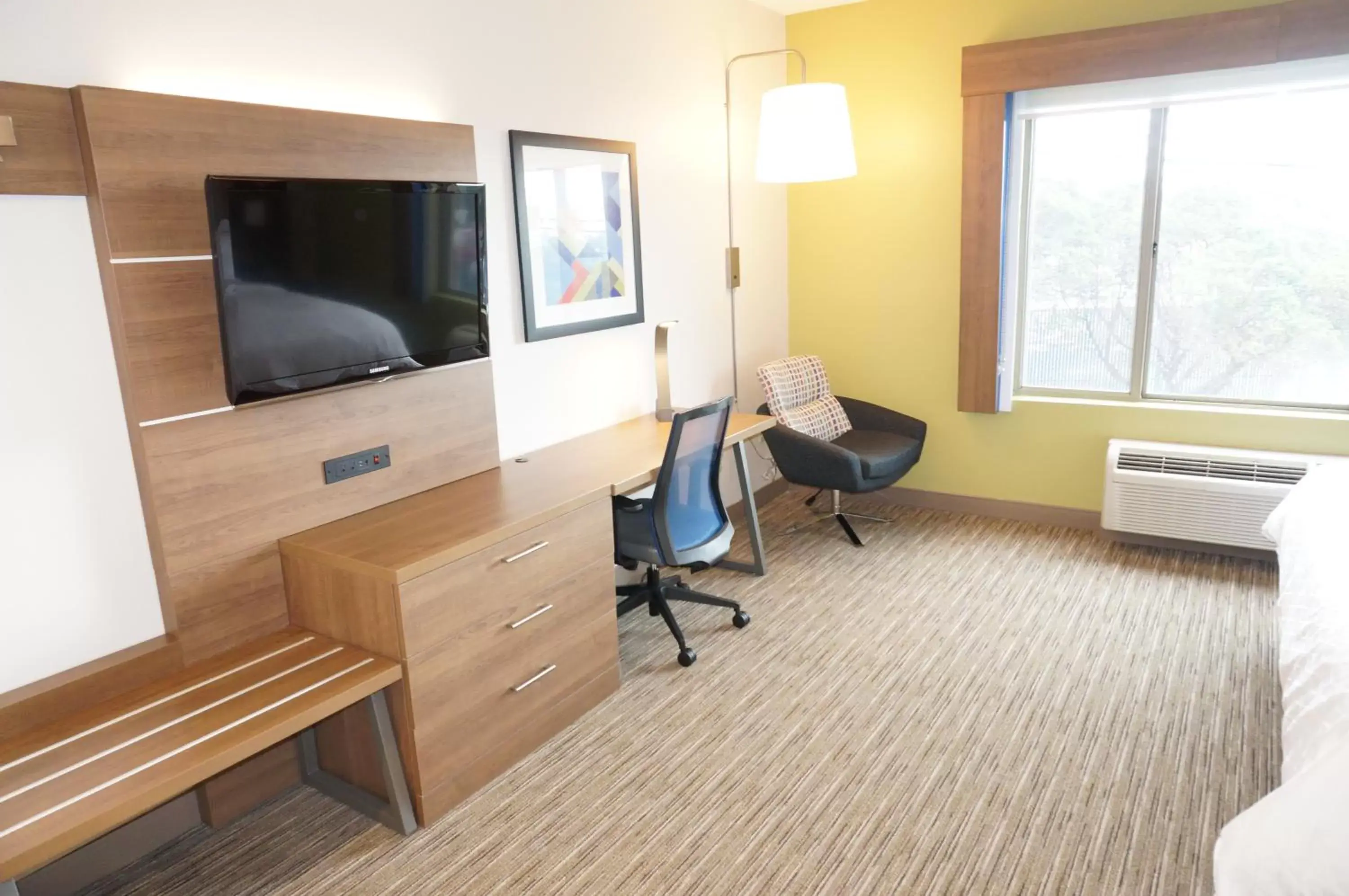 Photo of the whole room, TV/Entertainment Center in Holiday Inn Express Fremont - Milpitas Central, an IHG Hotel