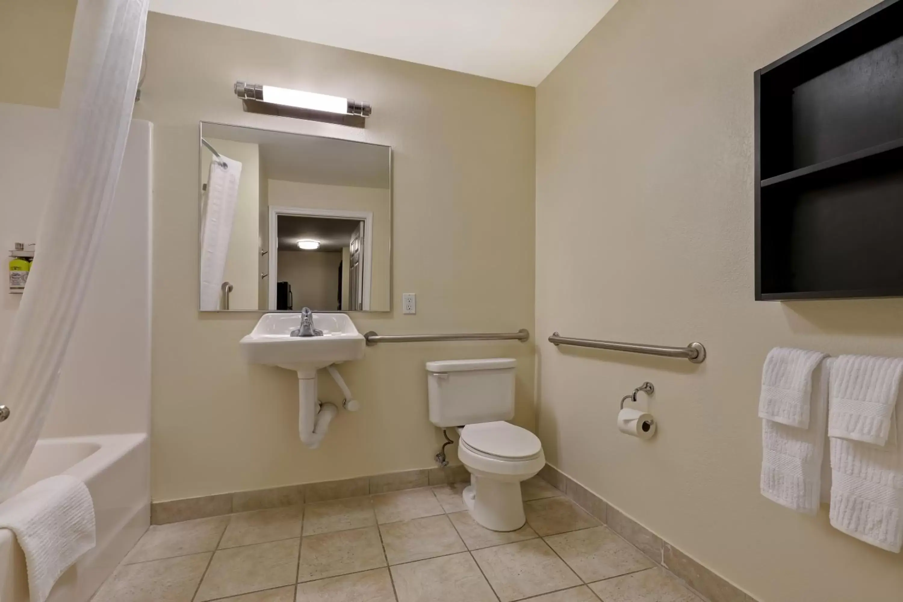 Photo of the whole room, Bathroom in Candlewood Suites Indianapolis - South, an IHG Hotel