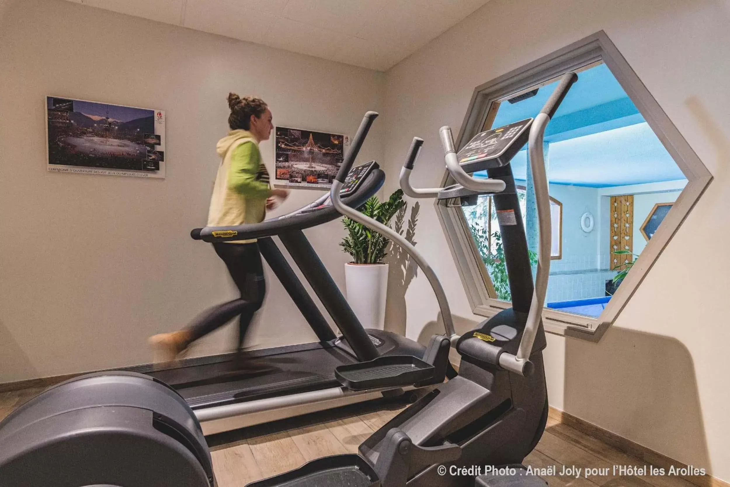 Winter, Fitness Center/Facilities in Hotel Les Arolles