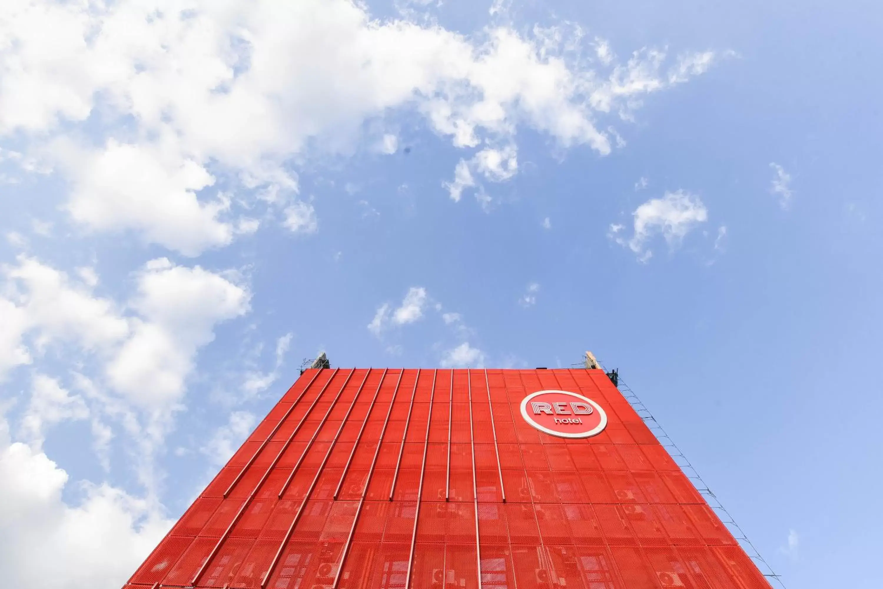 Facade/entrance in Red Hotel Cubao, Quezon City