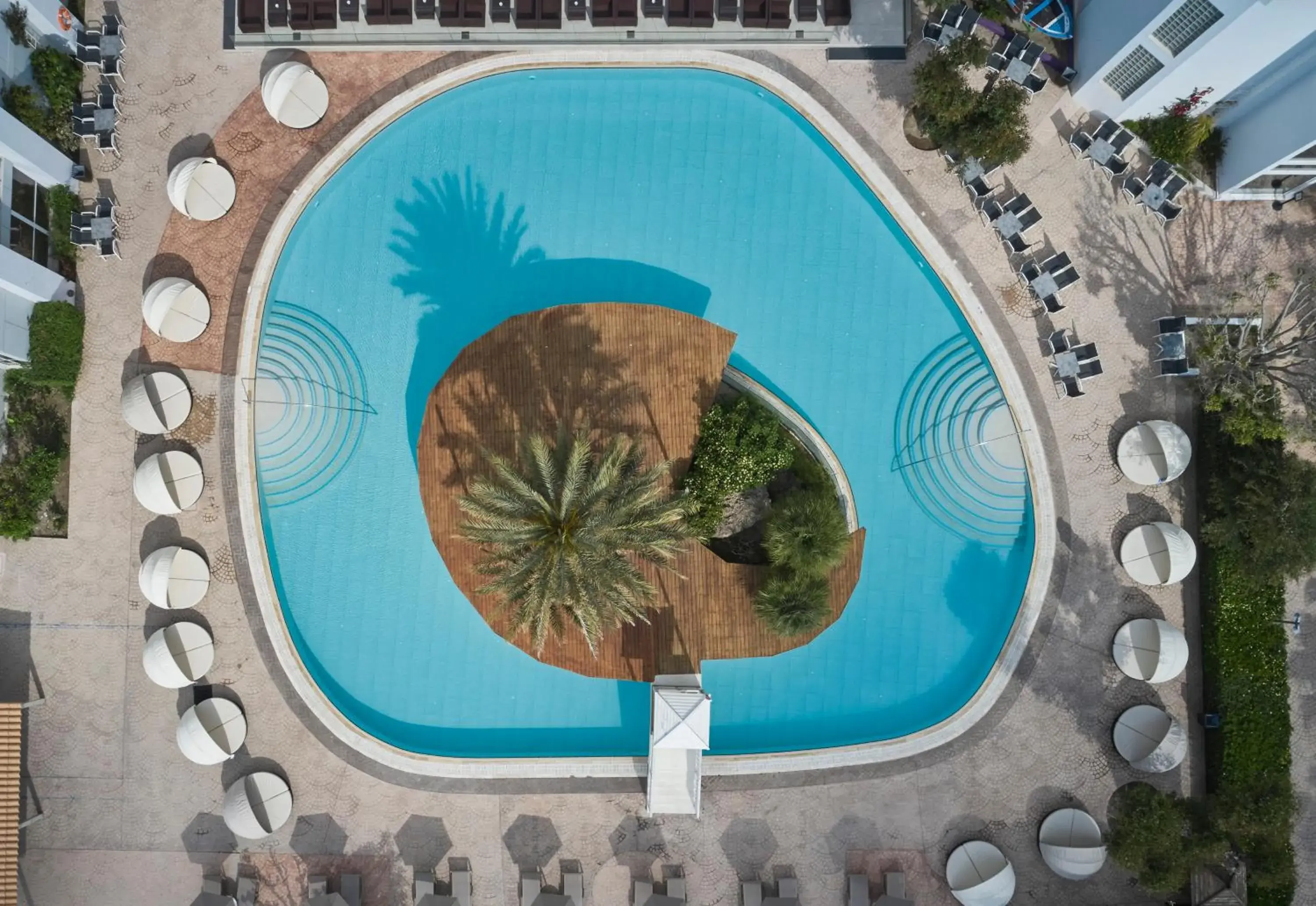 Bird's eye view, Pool View in Esperides Beach Resort