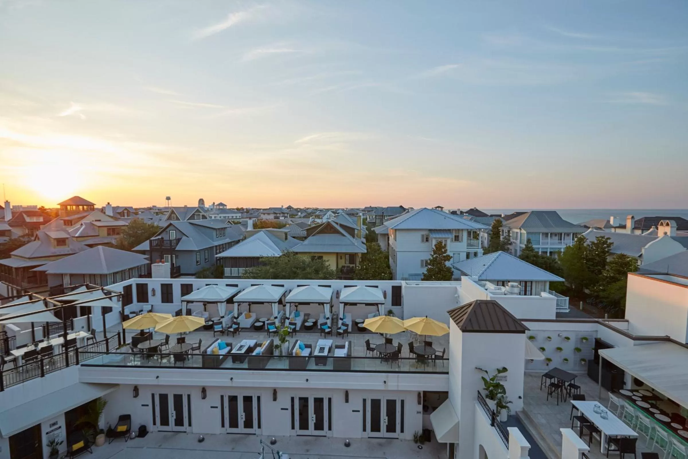 Bird's eye view in The Pearl Hotel