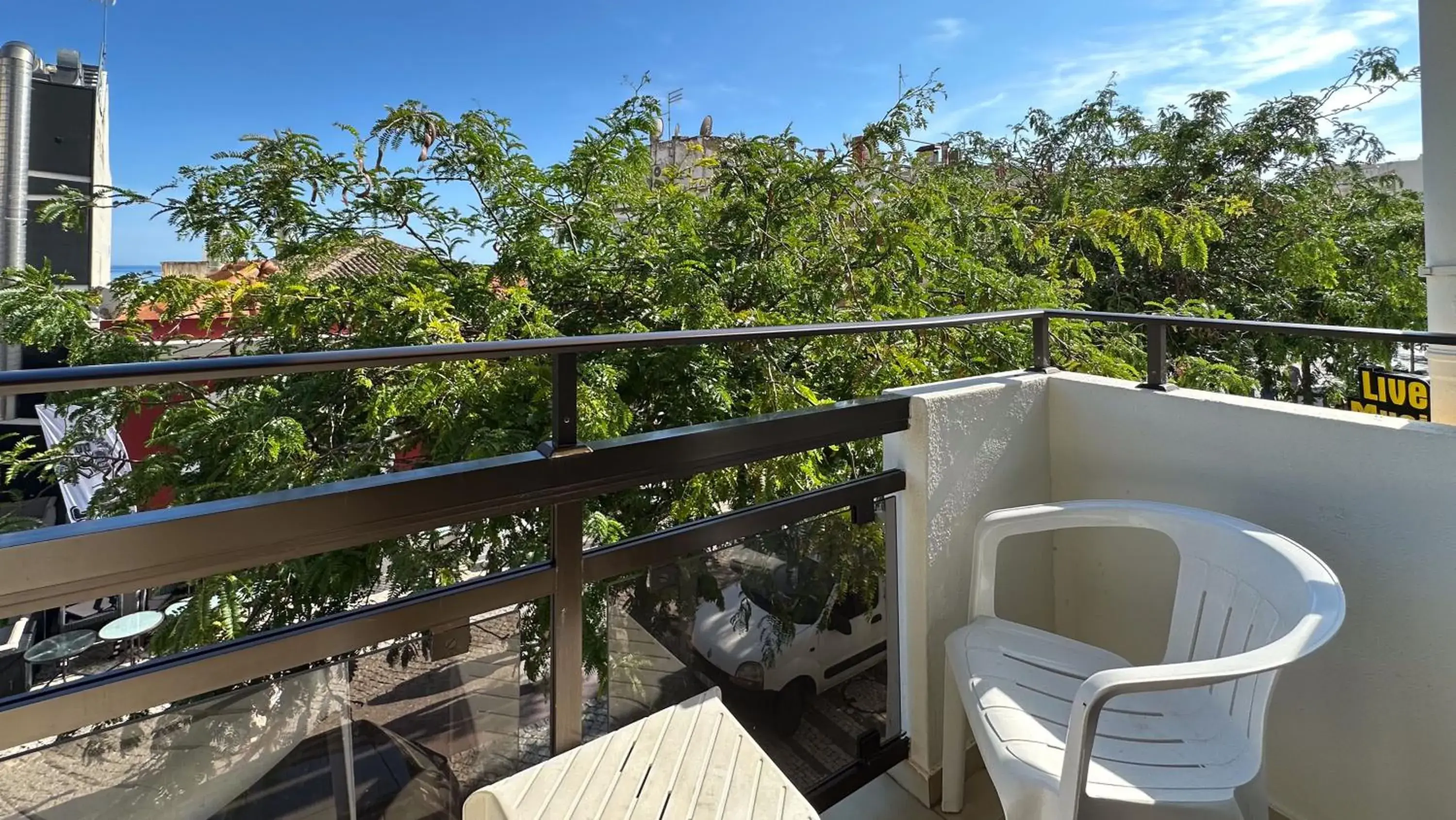 View (from property/room), Balcony/Terrace in Hotel Avenida Praia