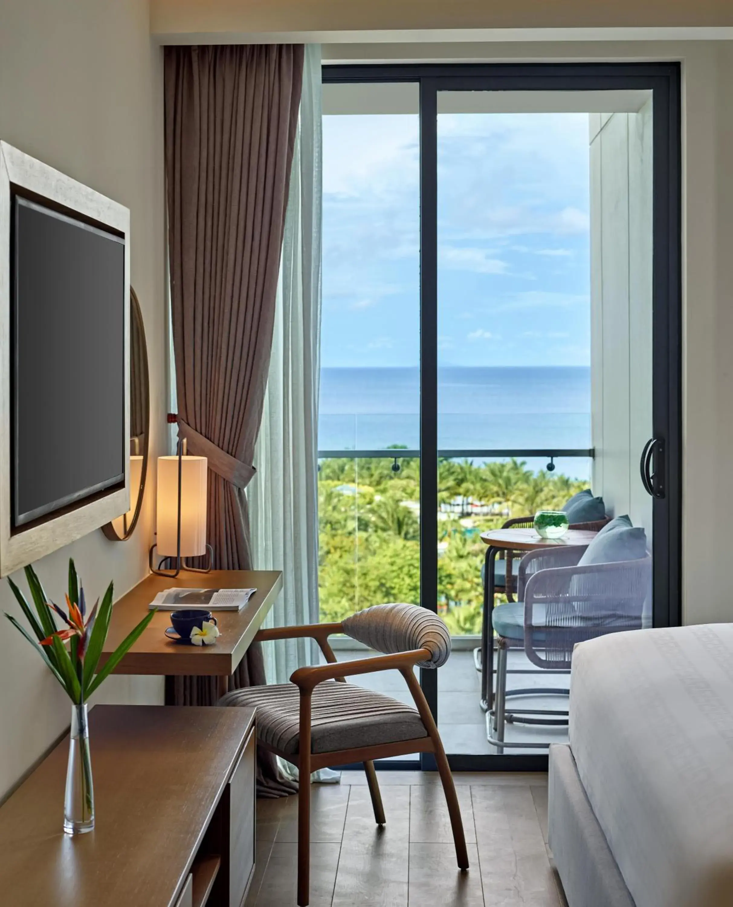 Balcony/Terrace, Seating Area in Premier Residences Phu Quoc Emerald Bay Managed by Accor