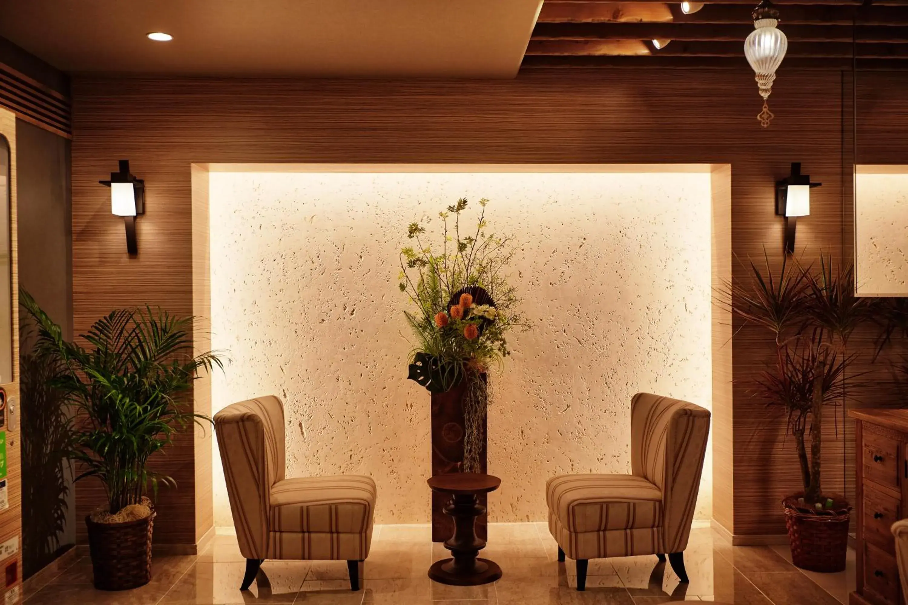 Lobby or reception in Ryuka Hotel Naha