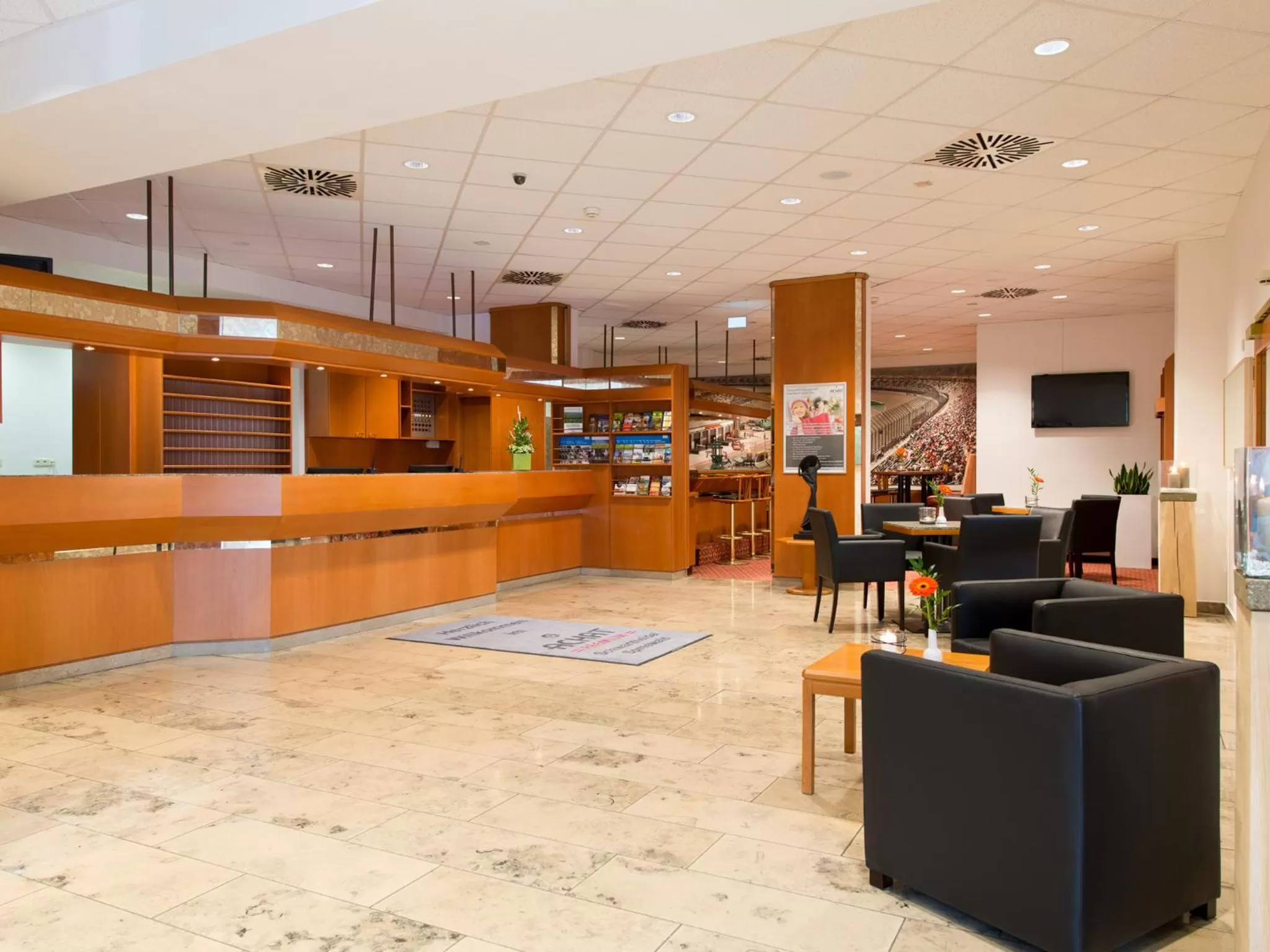 Lobby or reception in ACHAT Hotel Schwarzheide Lausitz
