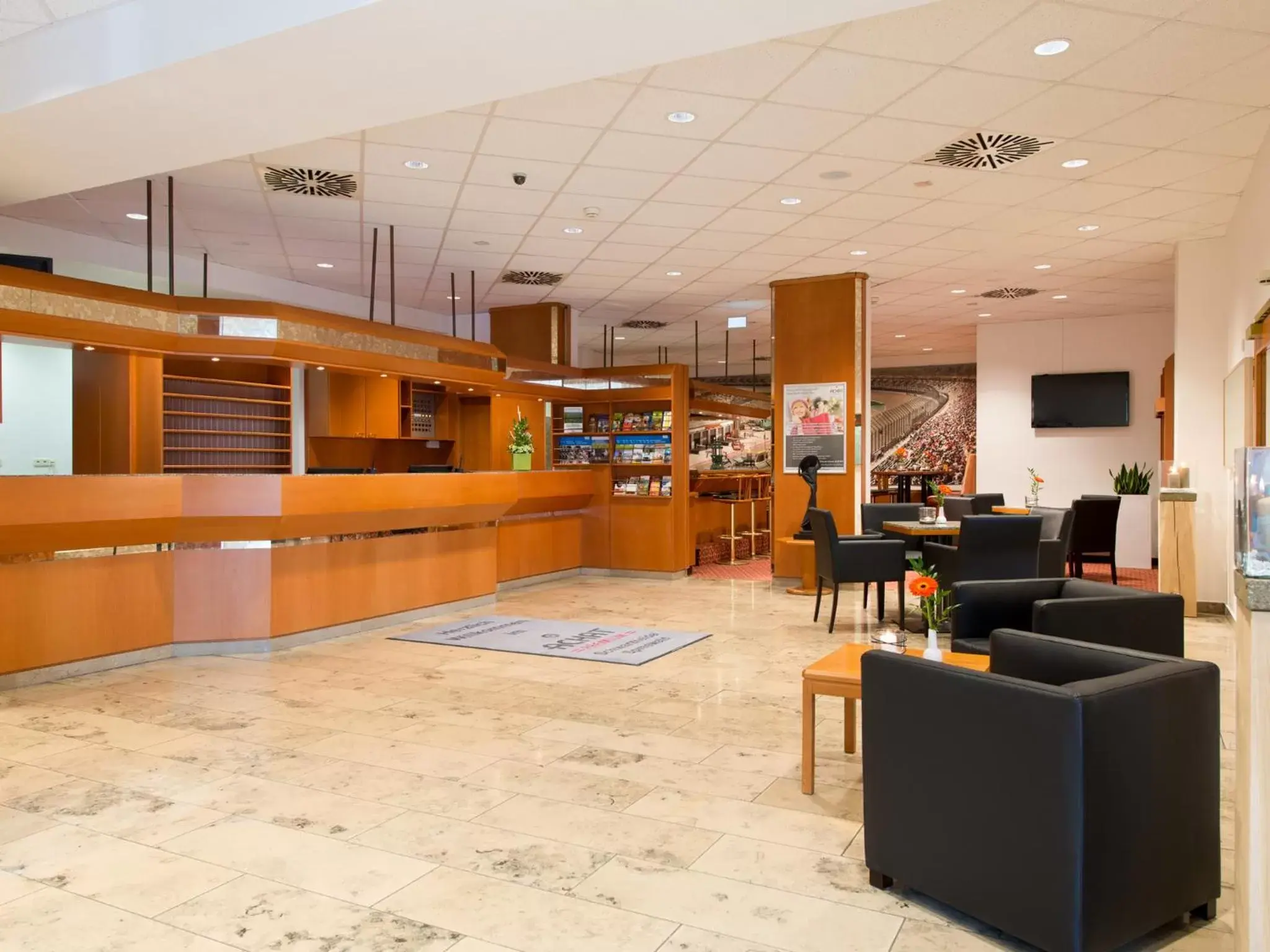 Lobby or reception, Lounge/Bar in ACHAT Hotel Schwarzheide Lausitz