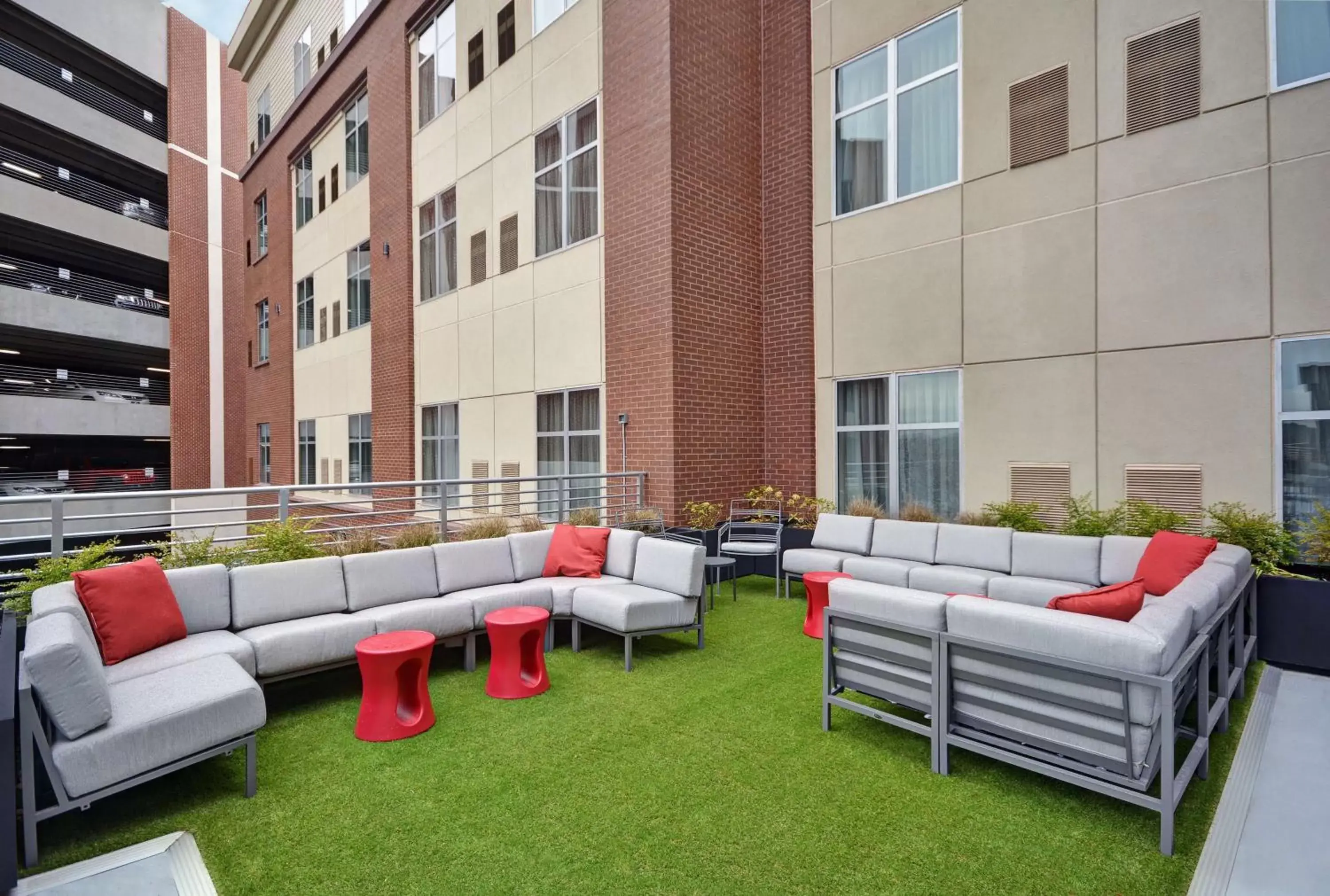 Patio in Homewood Suites by Hilton Athens Downtown University Area