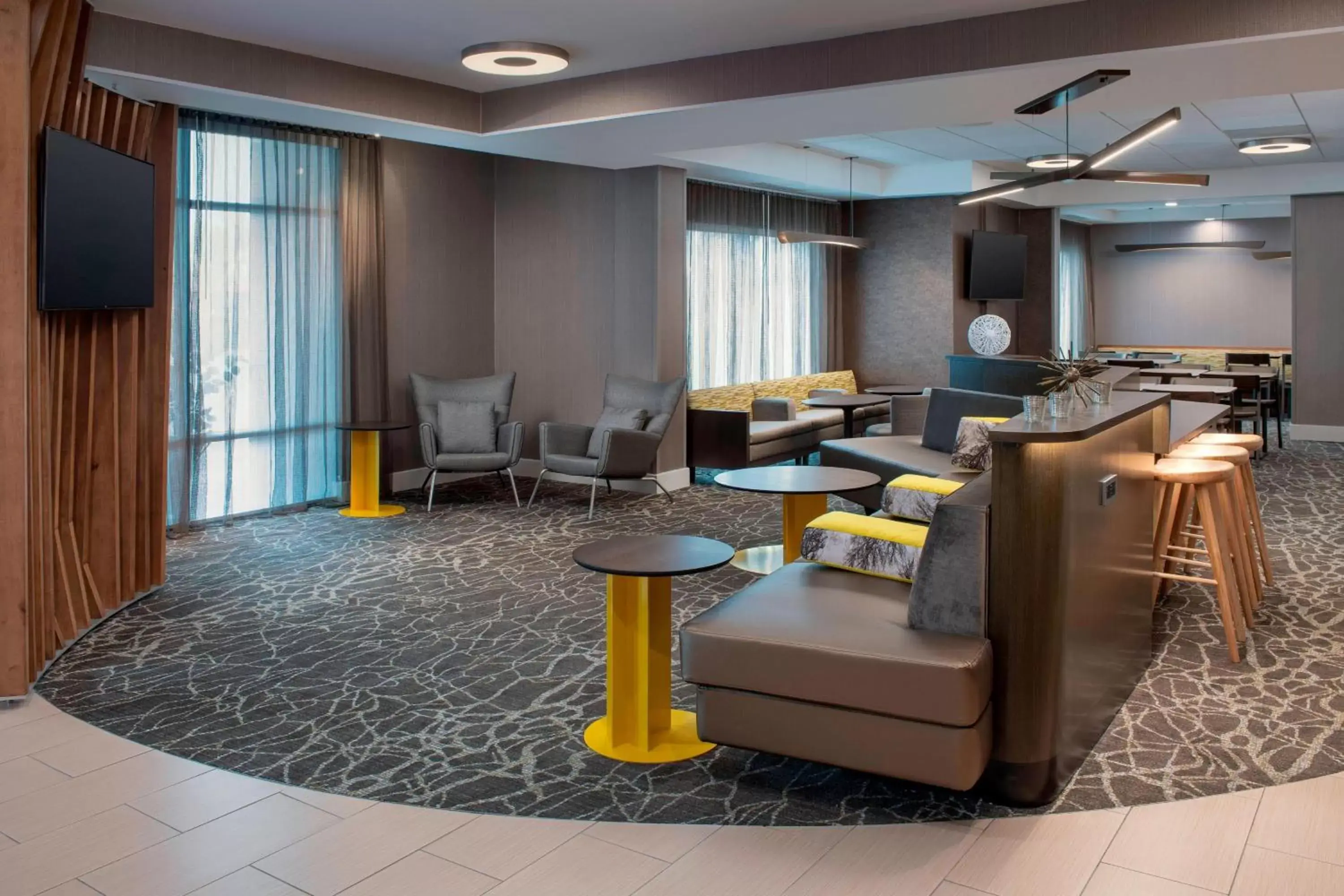 Lobby or reception, Lounge/Bar in SpringHill Suites by Marriott Portland Hillsboro