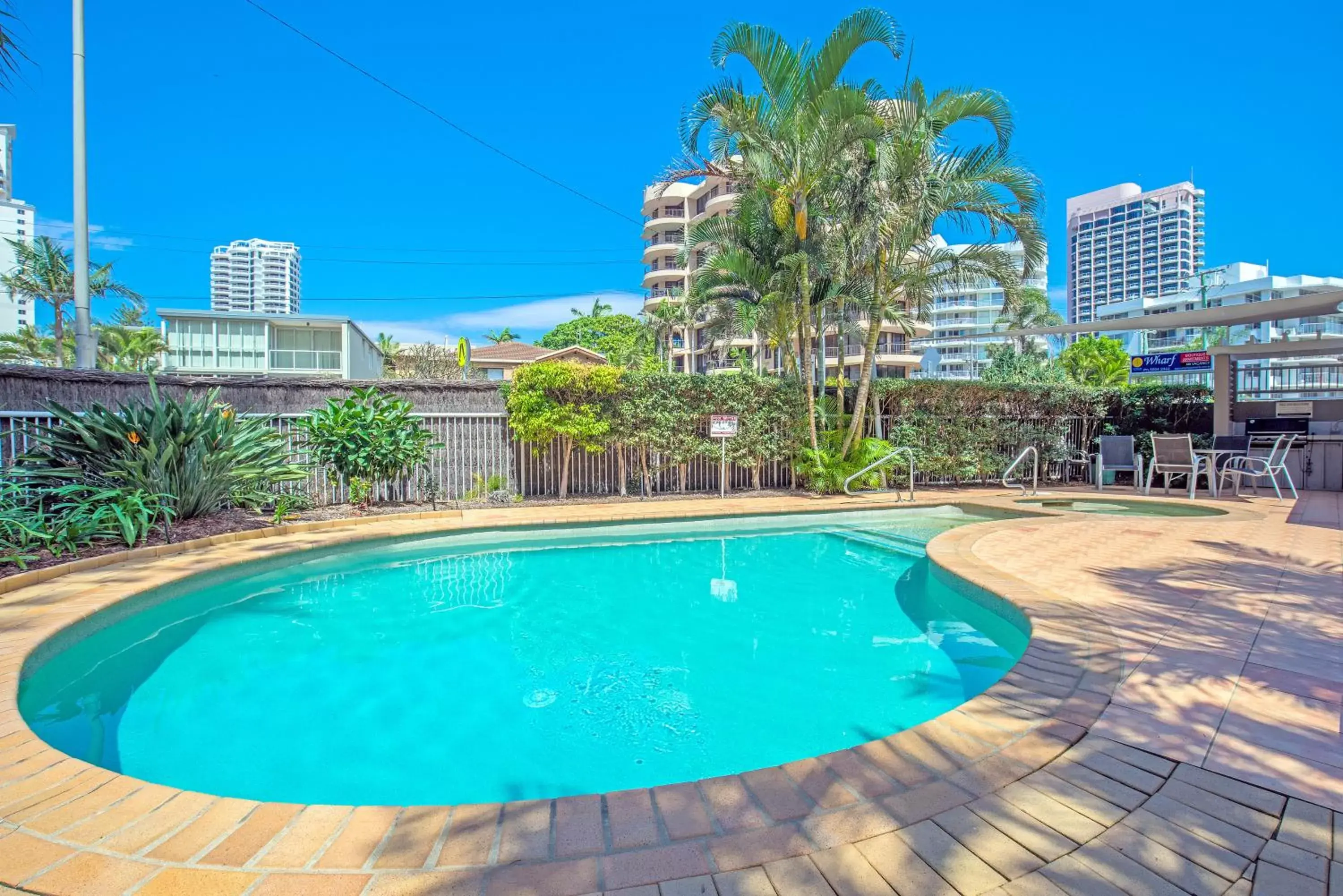 Swimming Pool in Wharf Boutique Apartments