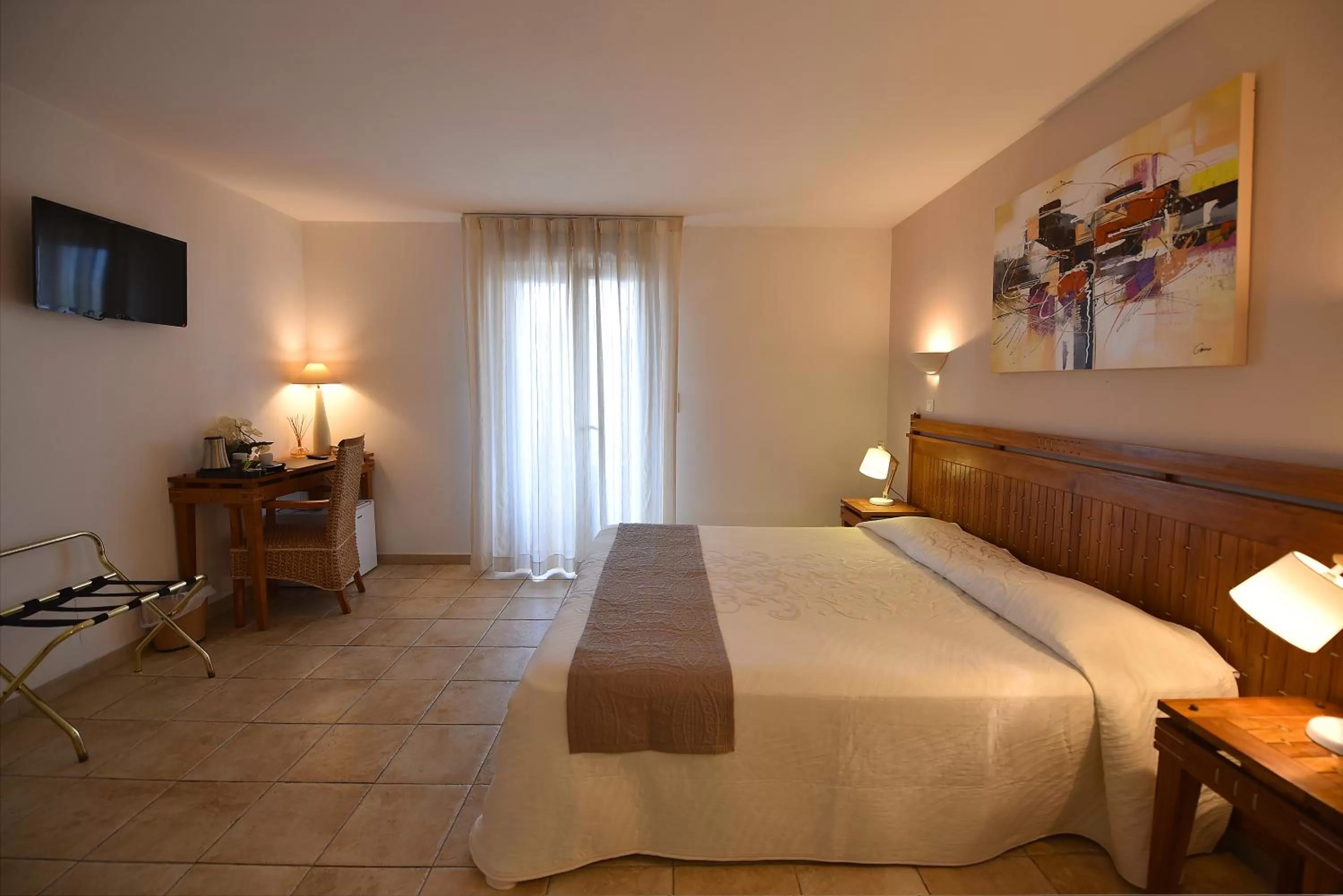 Bed in Hôtel A casa di Maria Cicilia