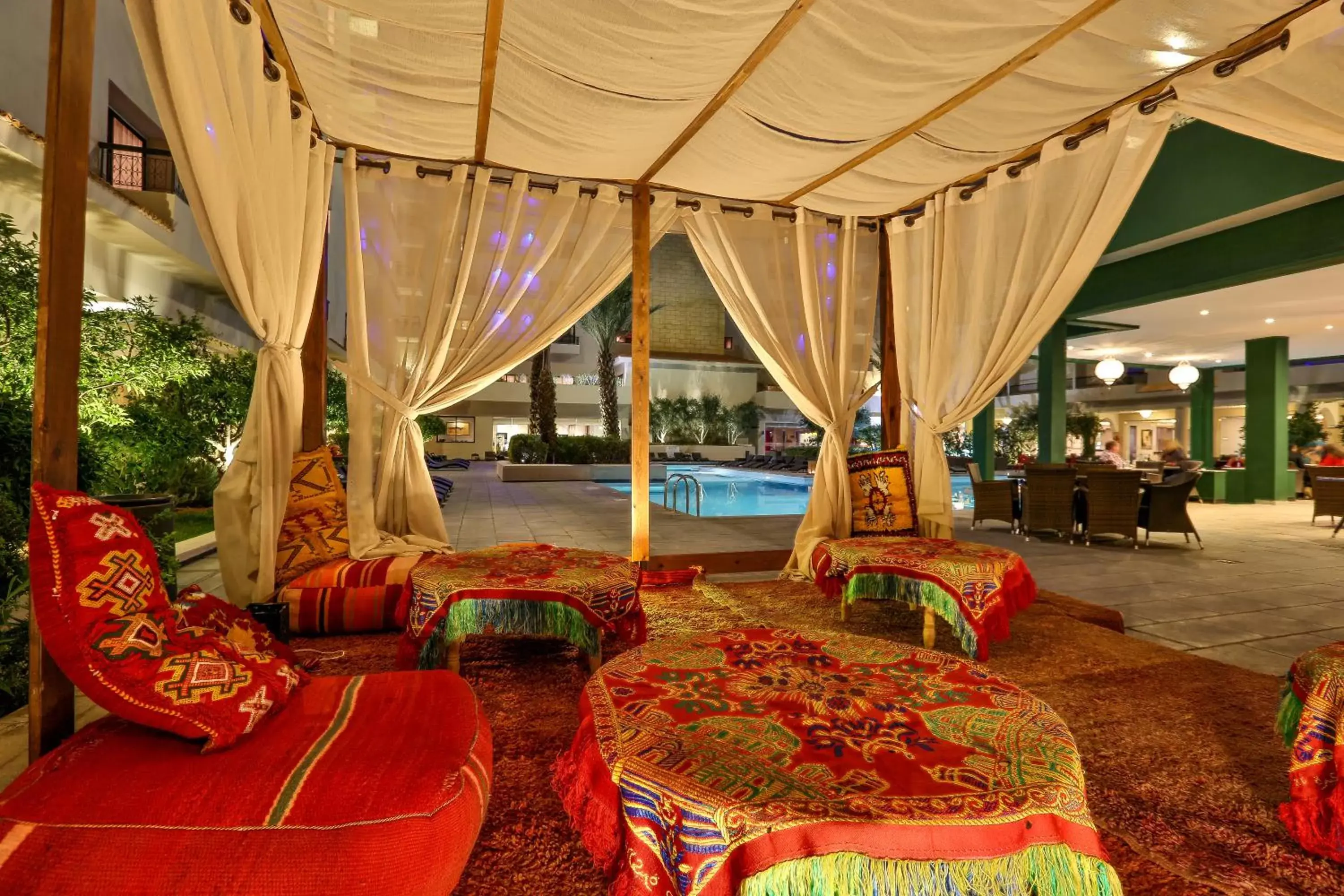 Swimming pool in Red Hotel Marrakech