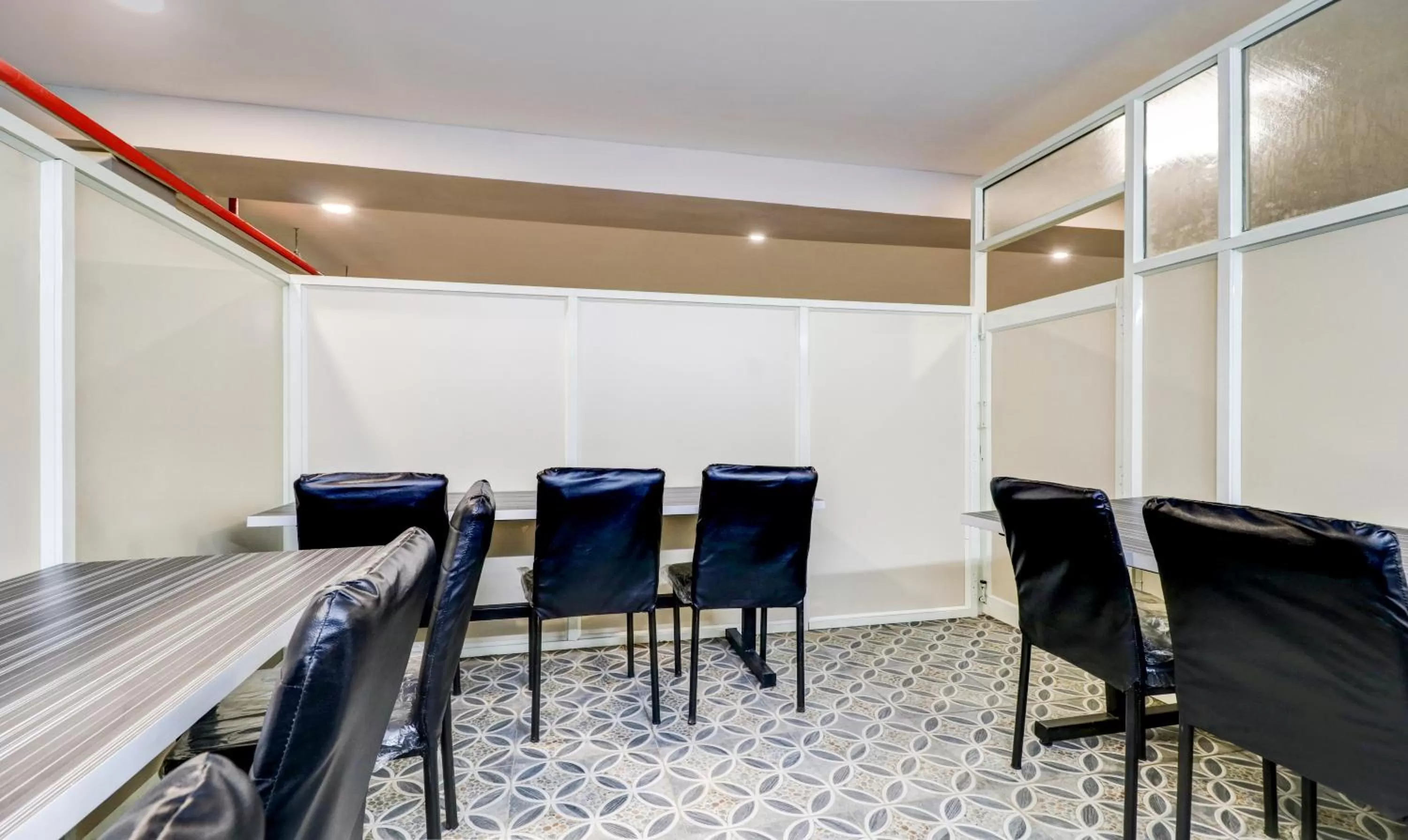 Seating area in Treebo Grand Milan