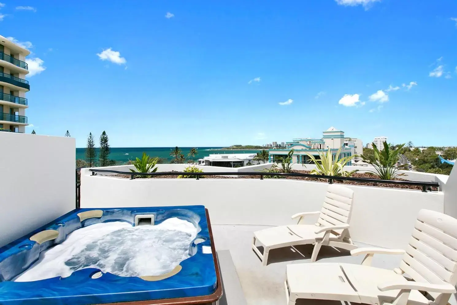 Hot Tub in Caribbean Resort