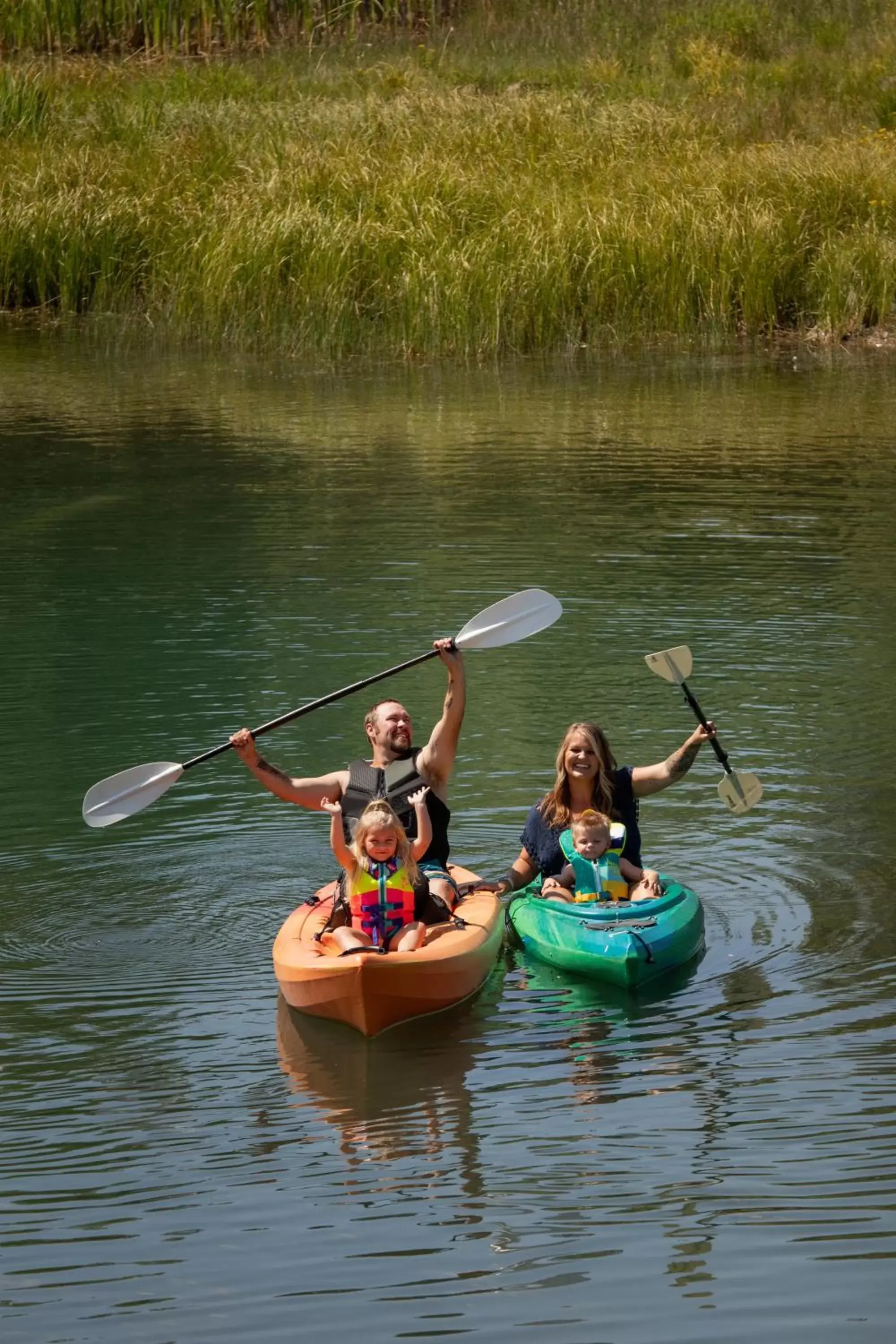 Activities, Canoeing in The Pine Lodge on Whitefish River, Ascend Hotel Collection