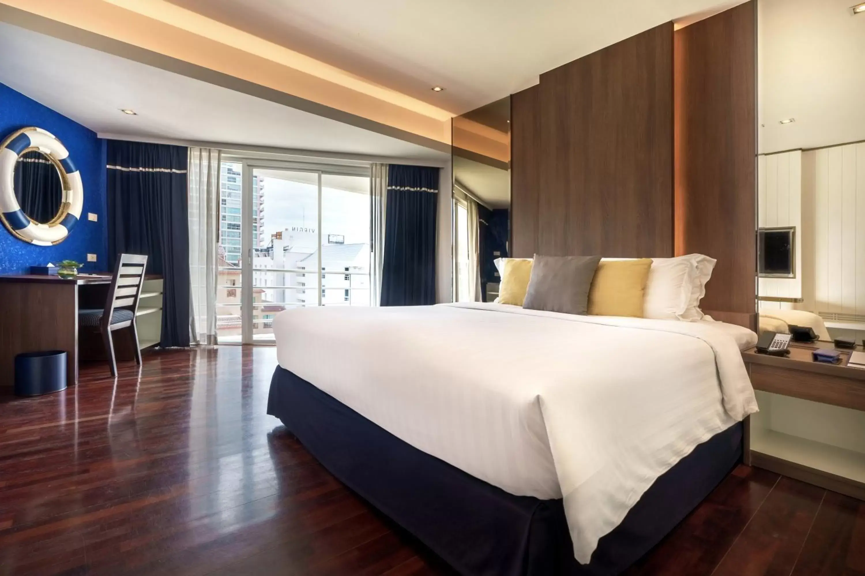 Bed in A-One The Royal Cruise Hotel Pattaya - SHA Extra Plus