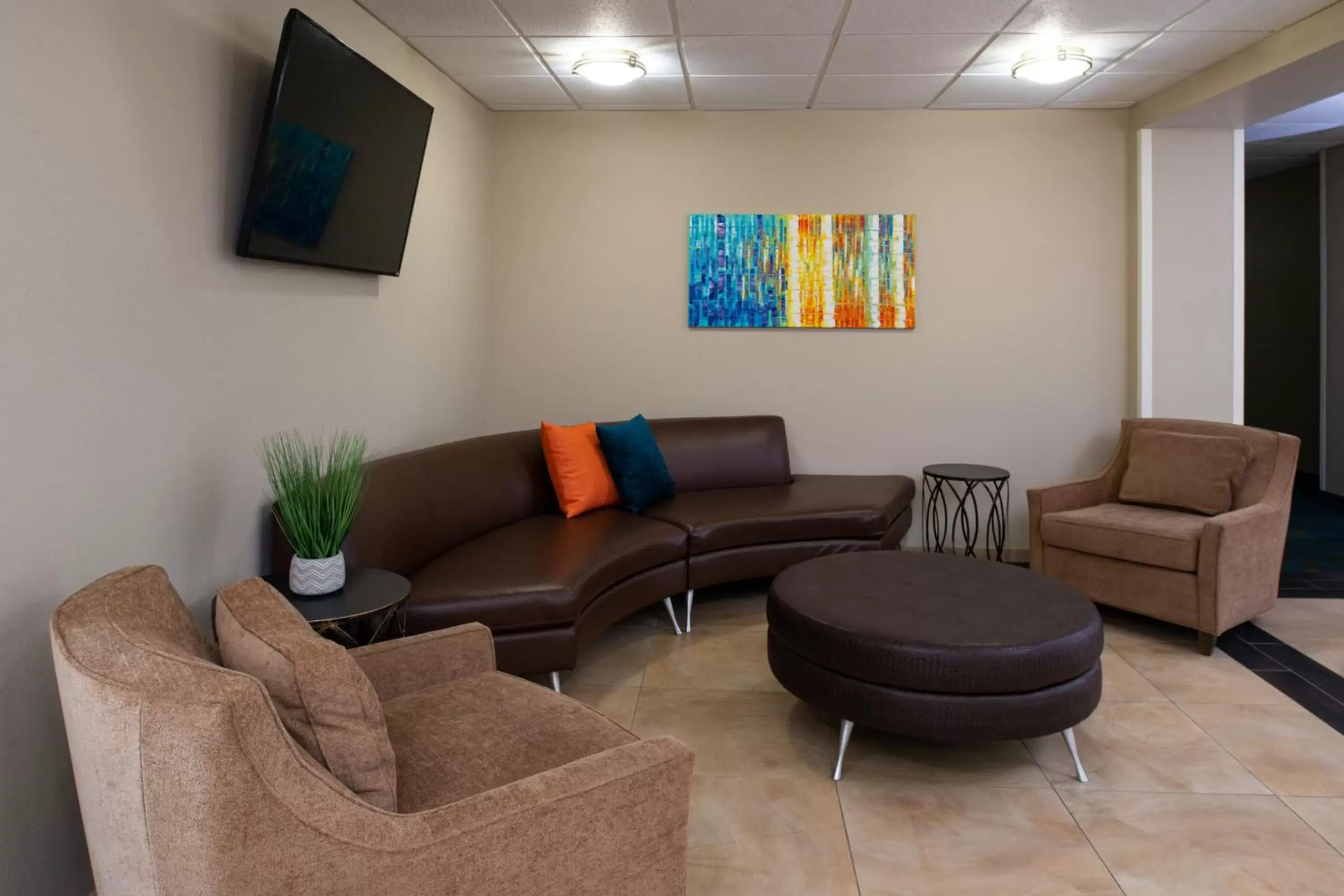 Property building, Seating Area in Candlewood Suites Olathe, an IHG Hotel