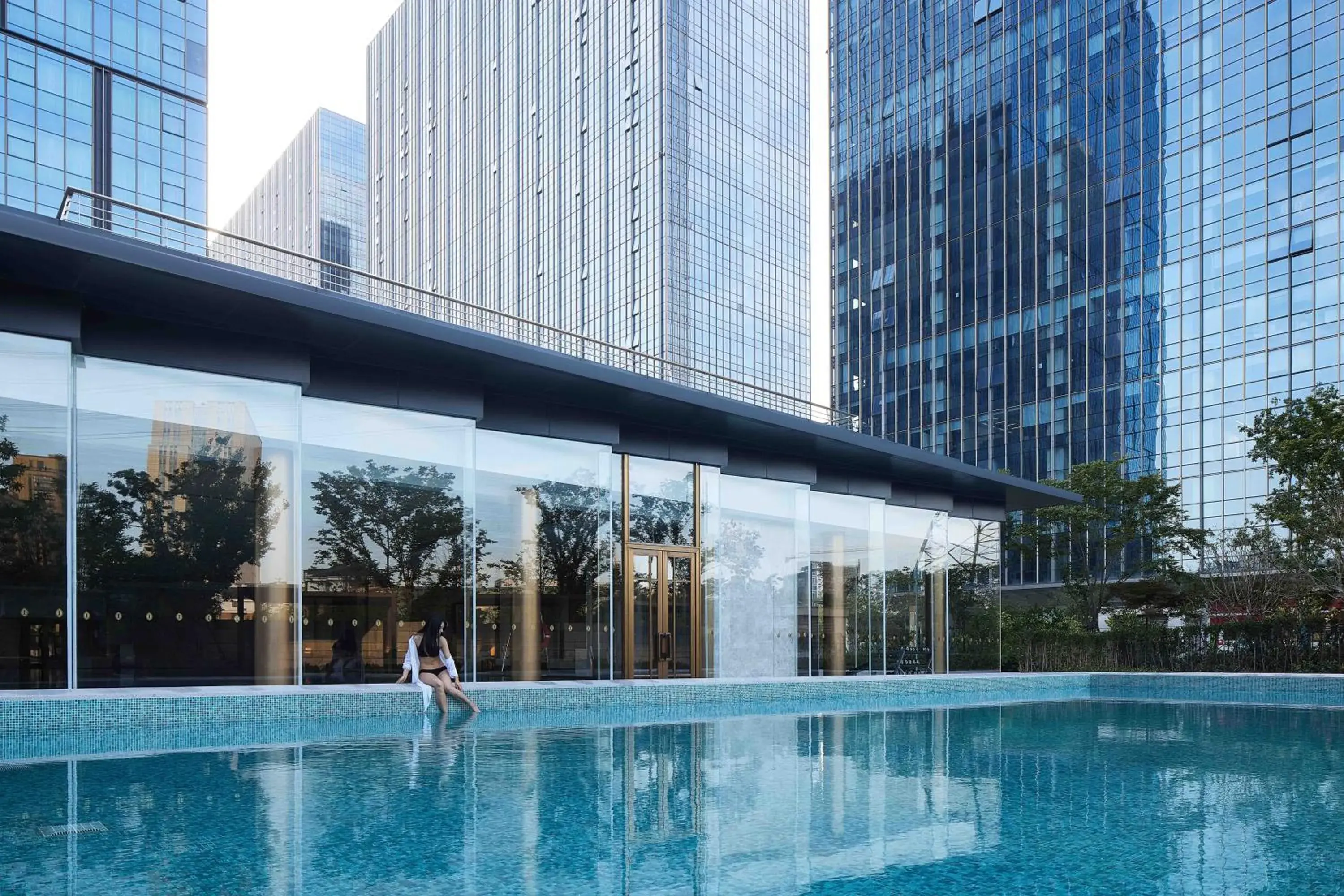 Swimming Pool in InterContinental Hangzhou Liangzhu, an IHG Hotel
