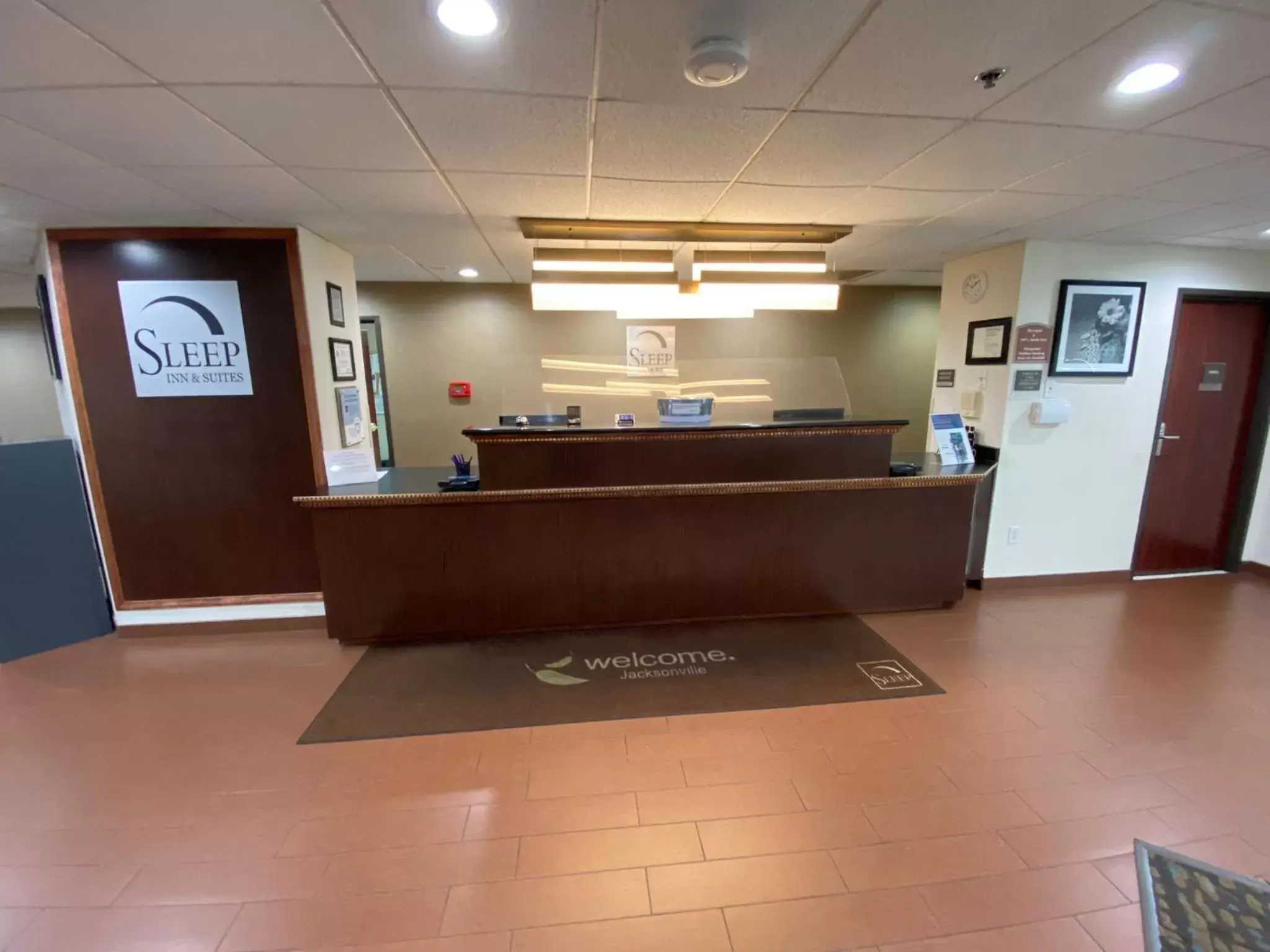 Lobby or reception, Lobby/Reception in Sleep Inn & Suites Jacksonville near Camp Lejeune