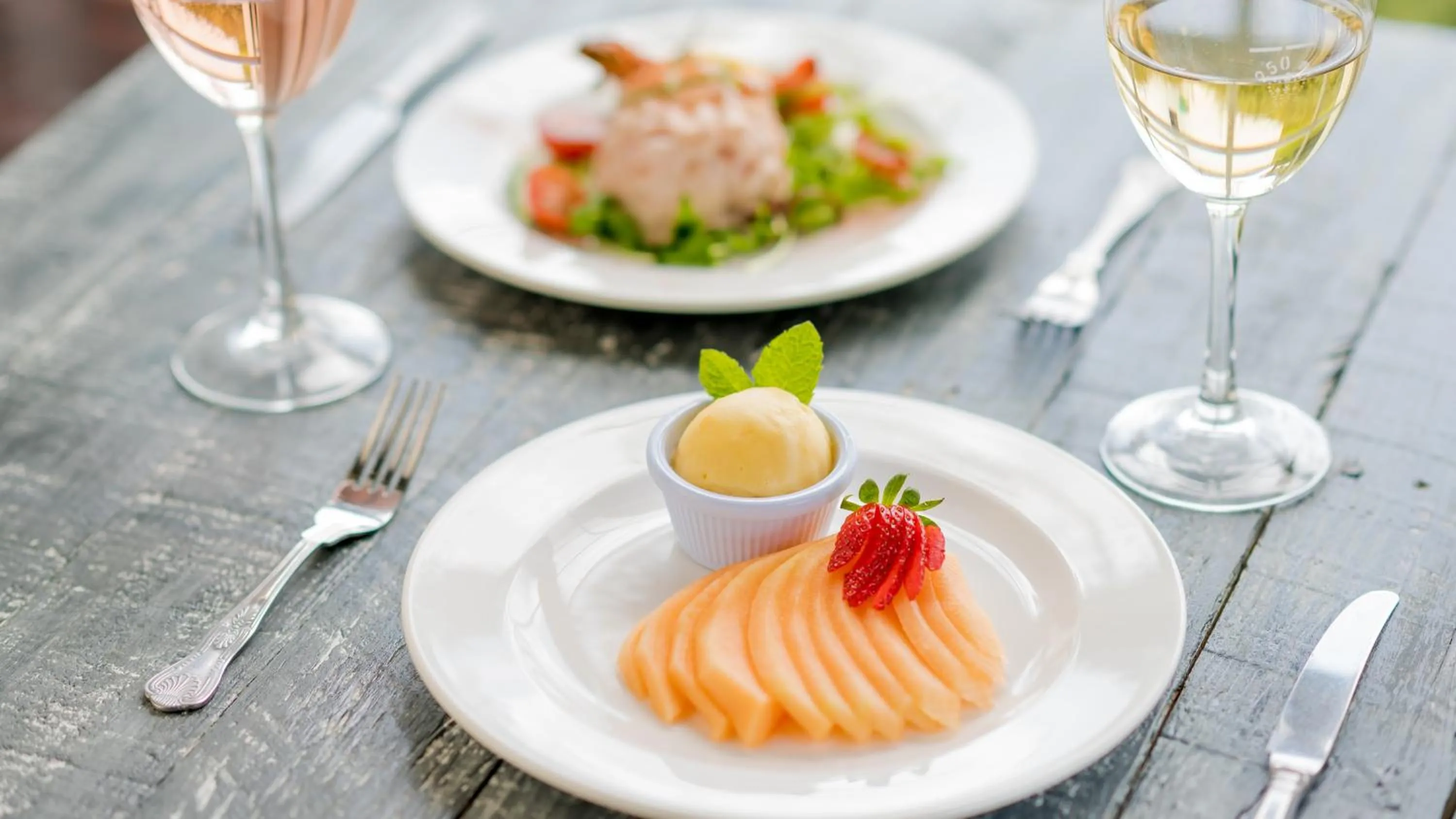 Food close-up in The Devon Hotel