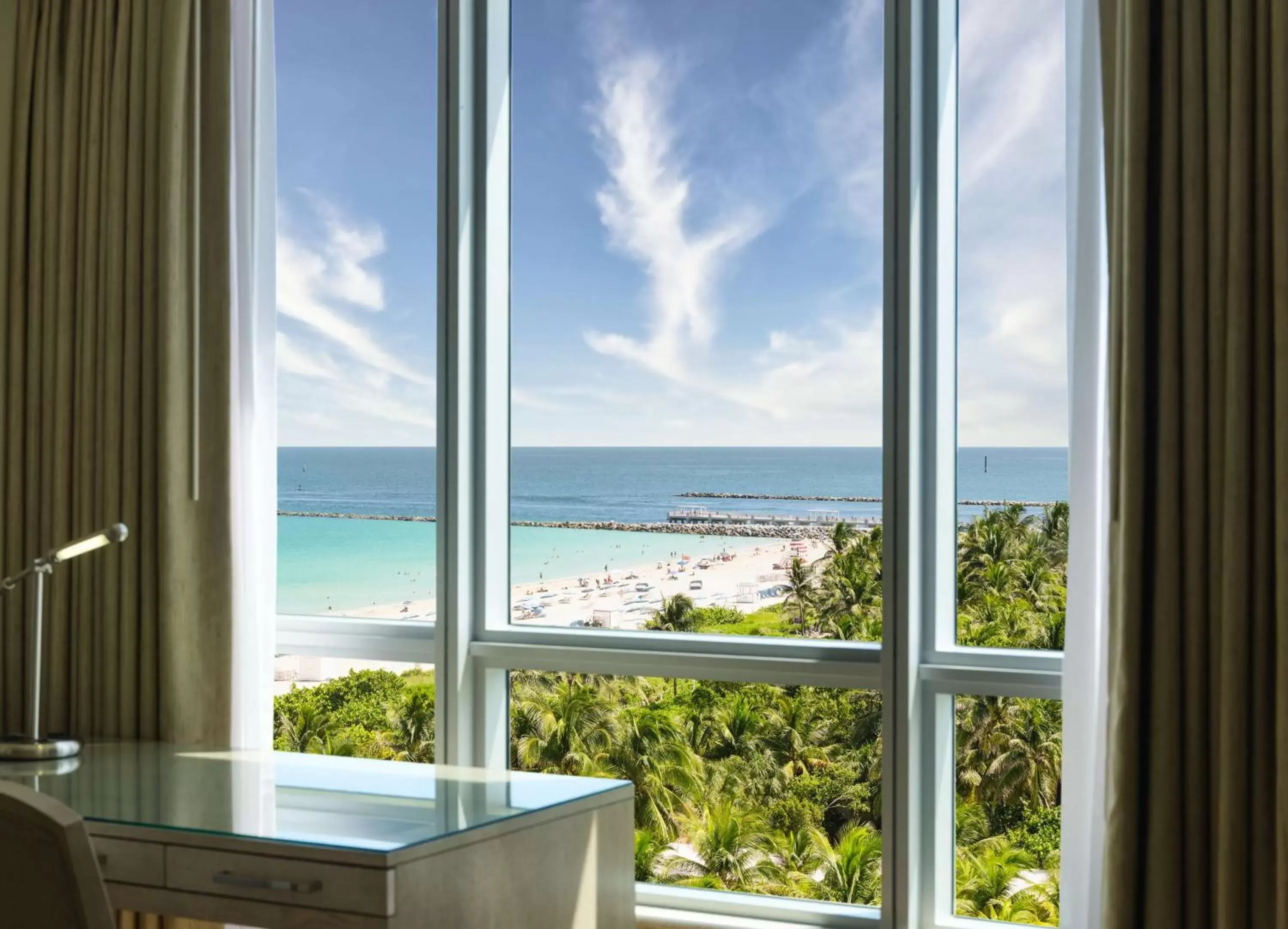View (from property/room), Sea View in Hilton Bentley Miami/South Beach