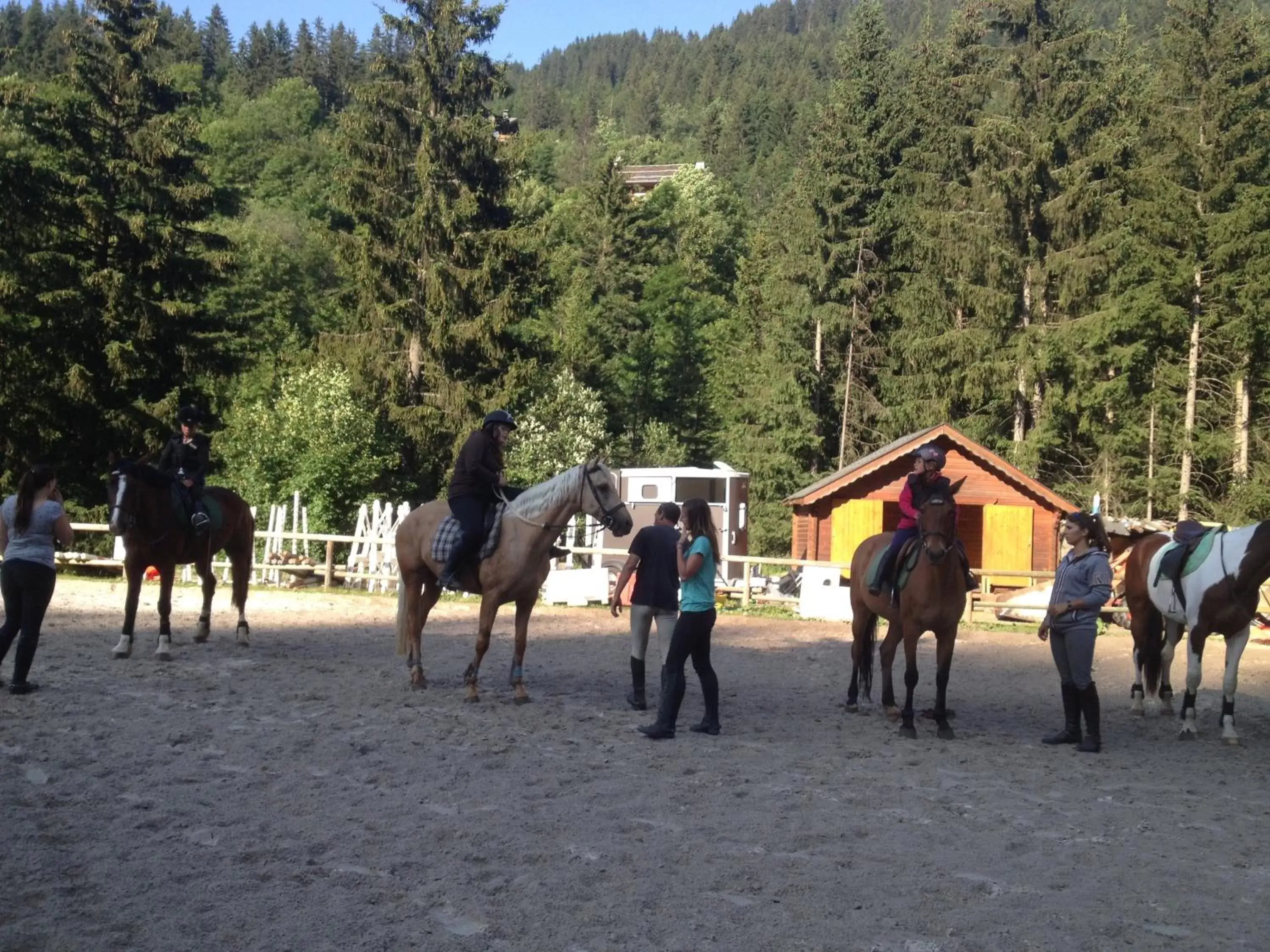 Horse-riding in Hotel La Chaudanne